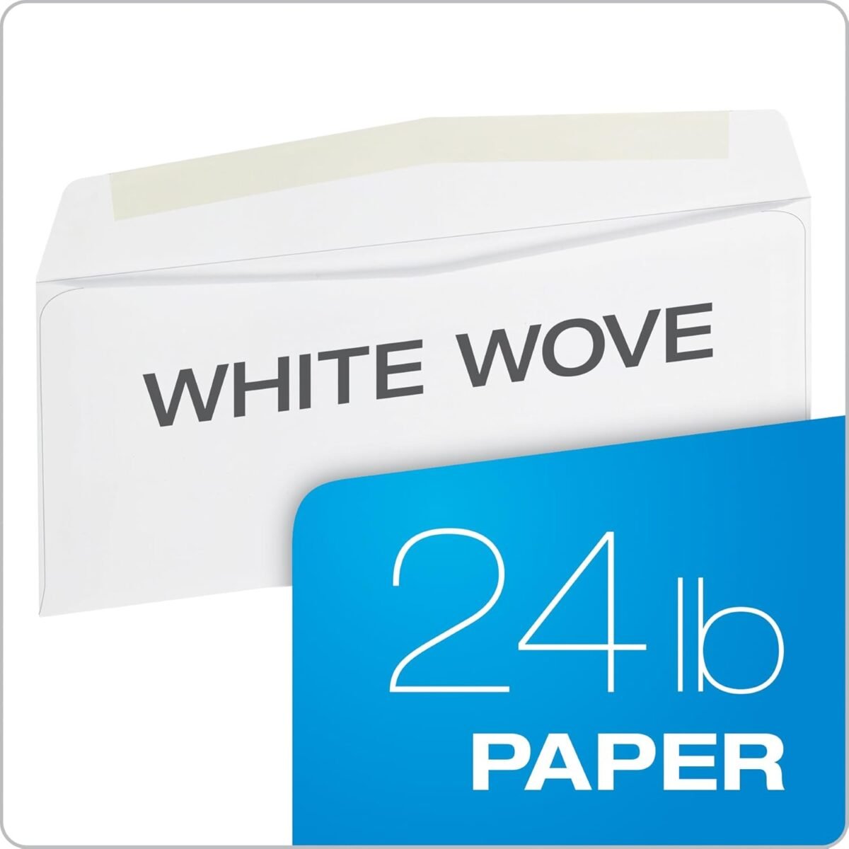 1749474304 quality park 10 envelopes letter size white mailing envelopes 4 18x9 12 inch no window business envelopes gummed closure 500box qua90020.jpg