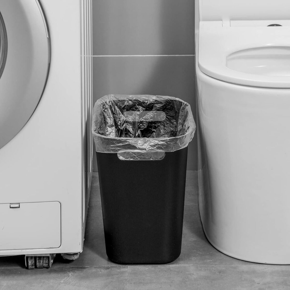 1749523907 uujoly plastic small trash can wastebasket garbage container basket for bathrooms laundry room kitchens offices kids rooms dorms 3.5 gallon black.jpg