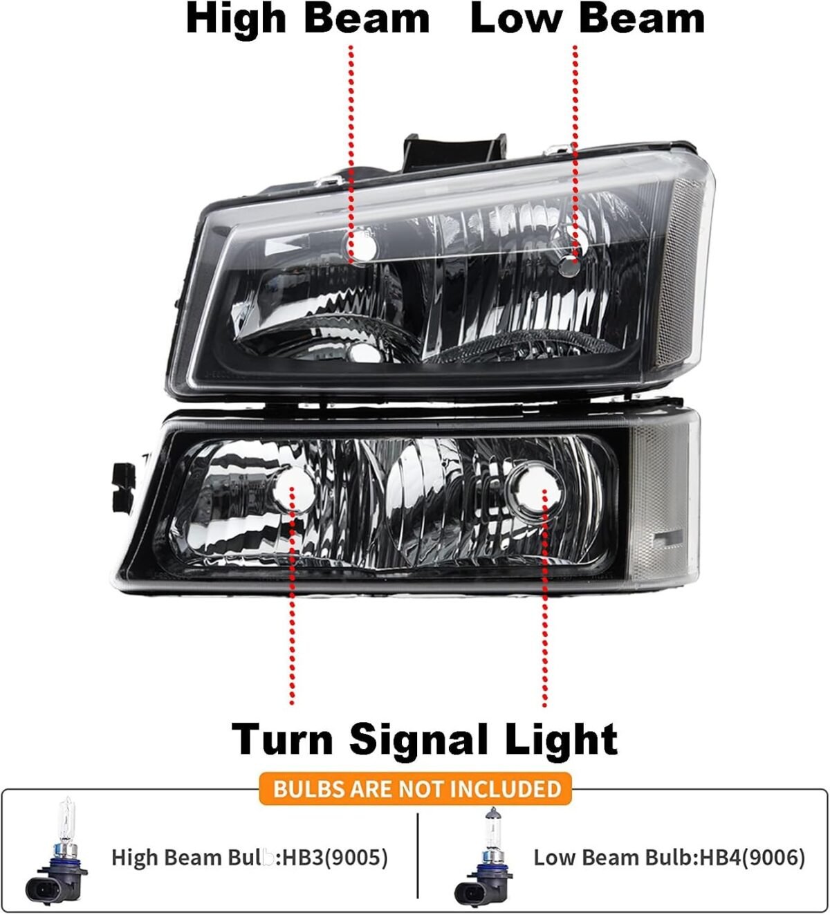 1749535345 headlight assembly wtail lights set compatible with 2003 2004 2005 2006 chevy silverado 1500 2500 3500black housing headlamp wred taillights rear brake lamp.jpg