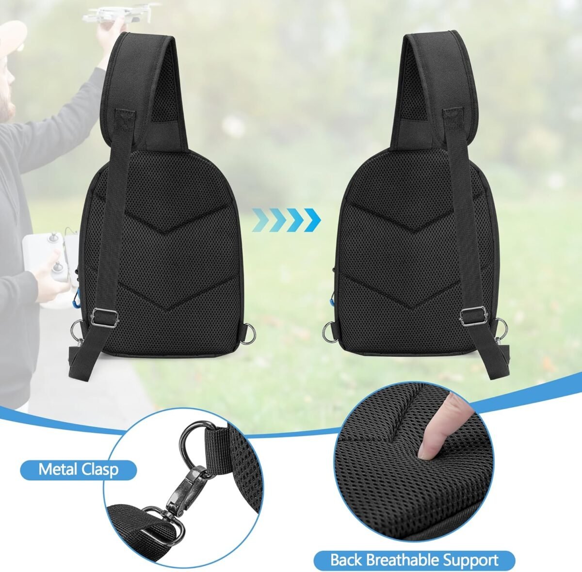 1749543366 carrying case compatible with dji neo fly more combo portable drone sling bag for rc n3 remote controller and intelligent flight batterypatent design.jpg