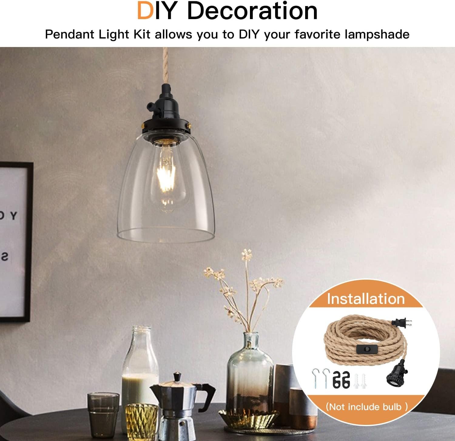 1749554923 16.5ft pendant light kit hanging lights with plug in cord switch hemp rope swag e26 socket pendant lamp extension lantern cable vintage farmhouse industrial retro diy decoration fixtures.jpg