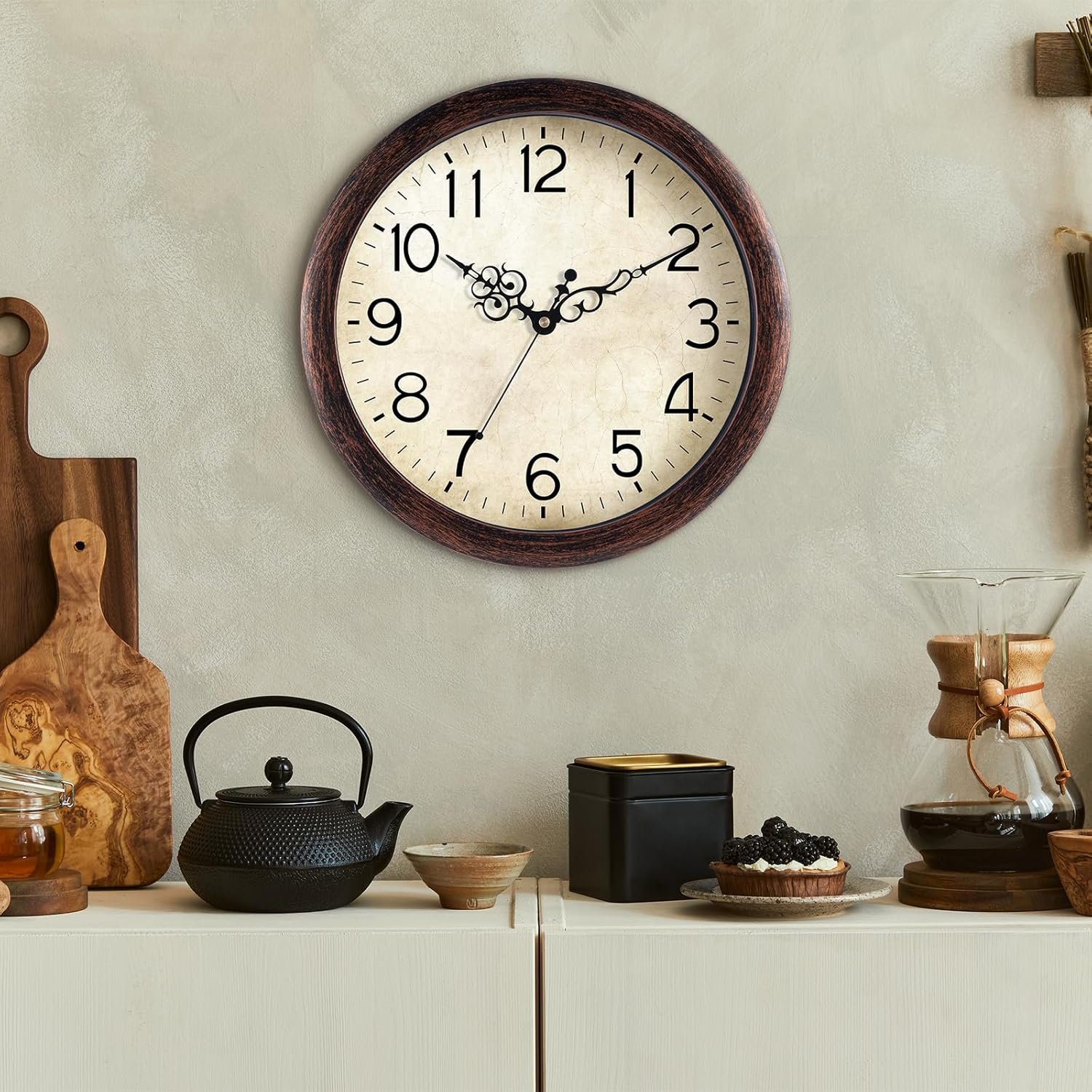 1749571626 wall clock 10 inch vintage wall clocks battery operated quartz silent non ticking retro rustic style clock decorative for kitchenbathroom living room home office bronze.jpg