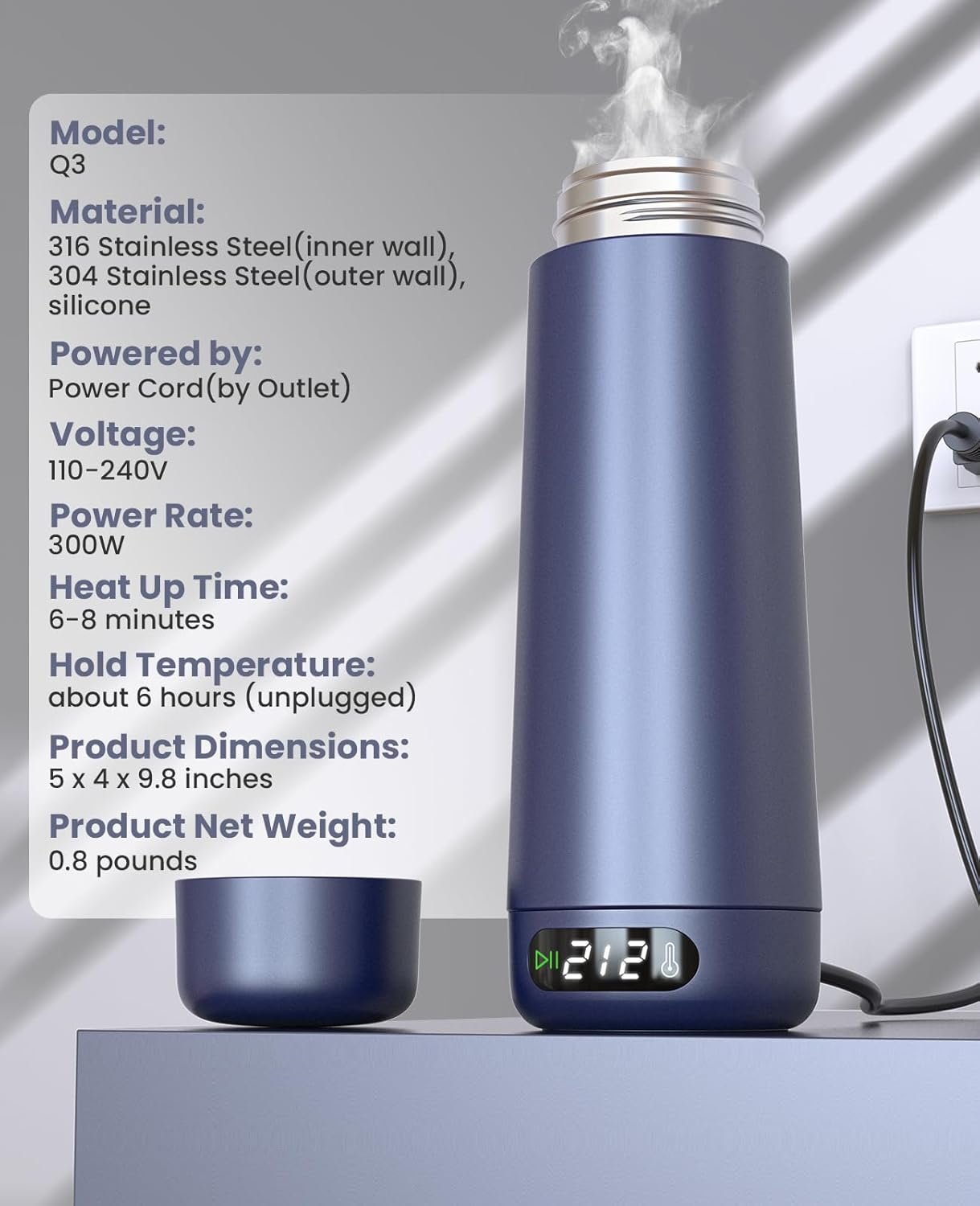 1749600445 travel kettle dual voltage portable electric kettle 110v 220v 240v smart small water boiler for tea coffee 316 stainless steel 6 temperature control and lcd display for global use 370ml.jpg