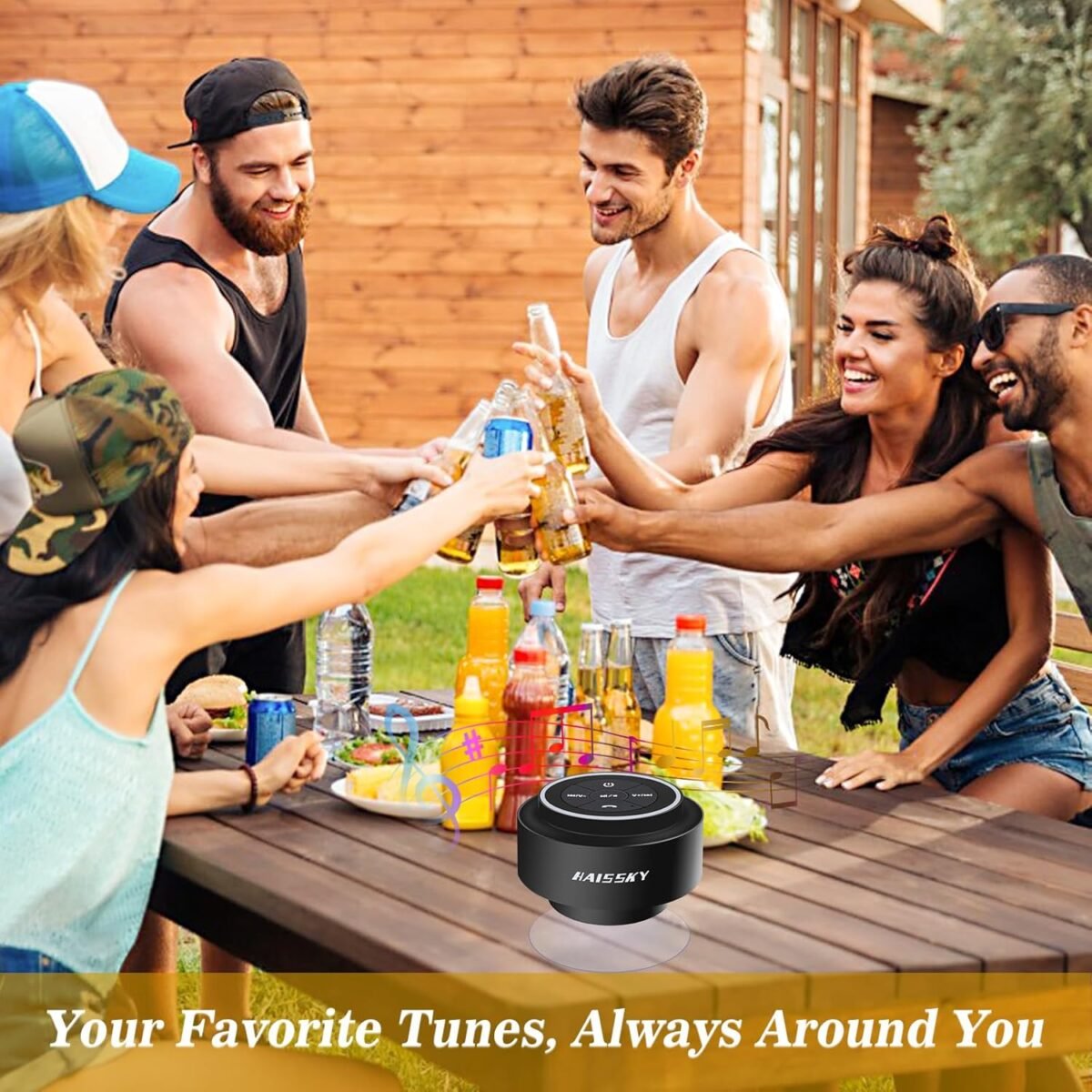 1749619684 haissky bluetooth shower speakers portable wireless speaker with suction cup ip67 waterproof speaker with led light pairs easily to phones tablets computer gift for men women.jpg