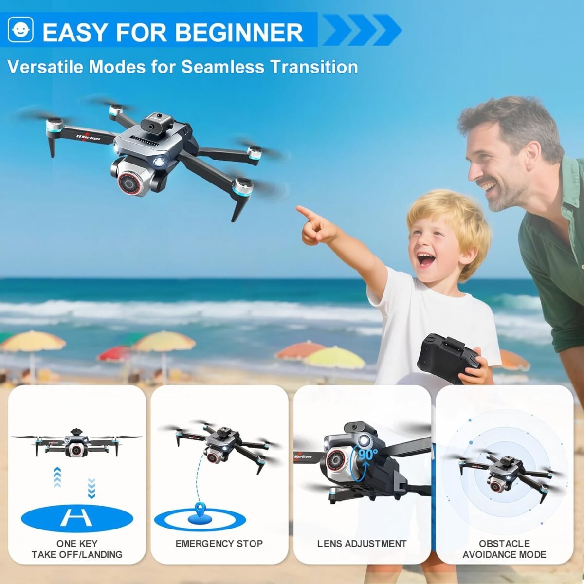 1749803191 1080p hd foldable drone with led lightswifi fpv3d flipsone key returnheadless modeobstacle avoidanceapp screen remote controlbuilt in sd storageunder 249g2 batteries.jpg