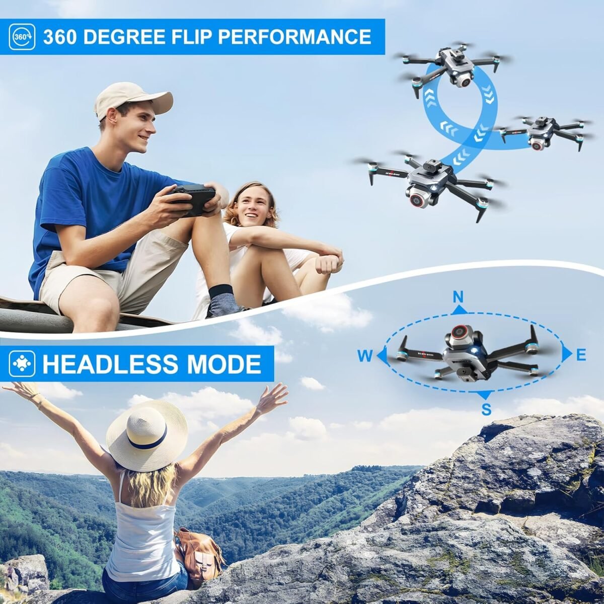 1749803193 1080p hd foldable drone with led lightswifi fpv3d flipsone key returnheadless modeobstacle avoidanceapp screen remote controlbuilt in sd storageunder 249g2 batteries.jpg