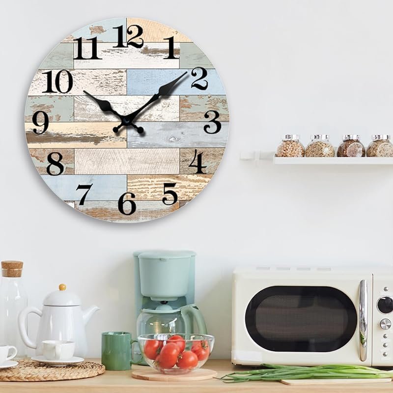 1749836276 vintage wall clockssilent non ticking wall clocksbattery operated round wall clock 12 12inchhome decor.jpg