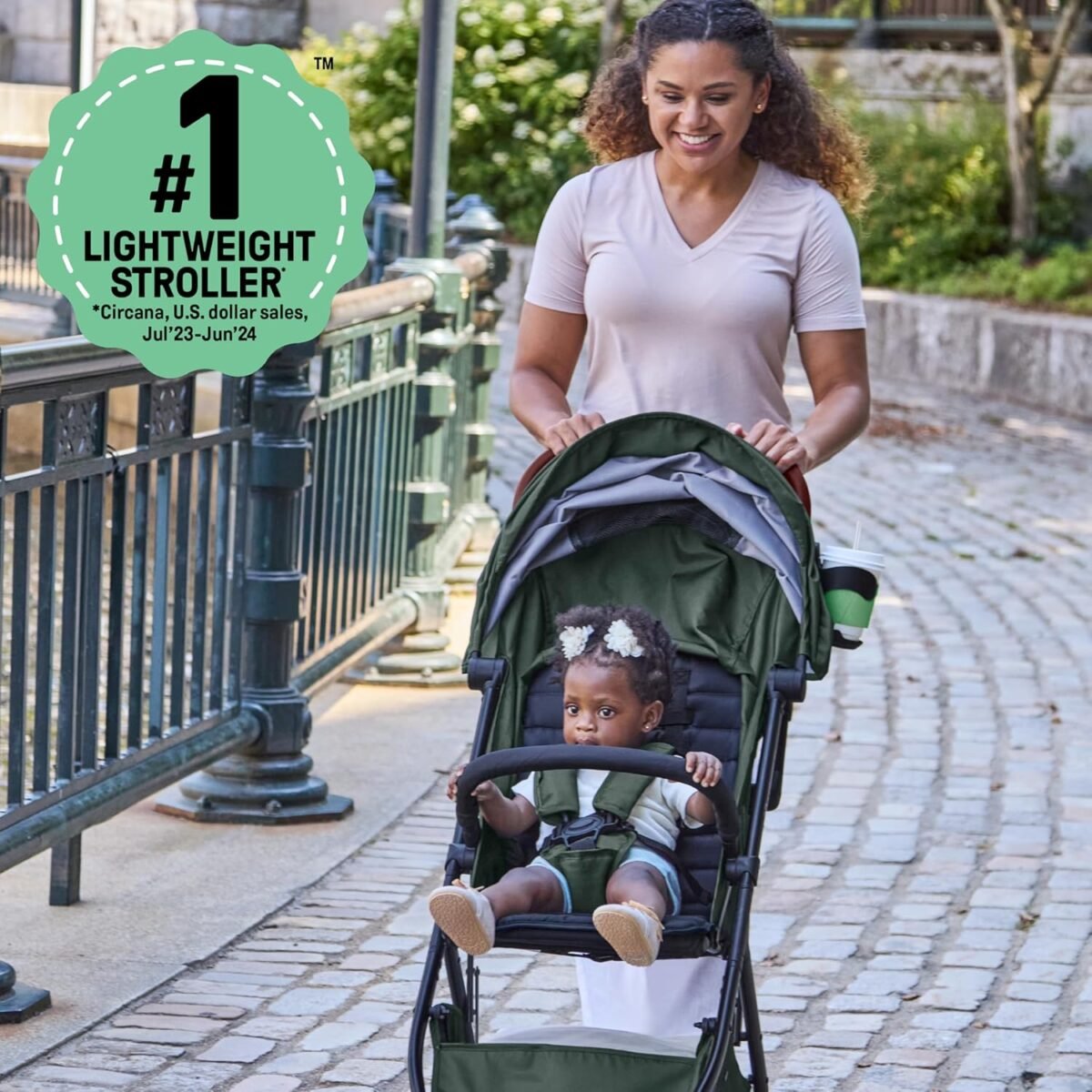 1749845467 summer infant ingenuity 3dquickclose cs compact fold stroller – lightweight stroller with oversized canopy extra large storage and compact fold forest.jpg