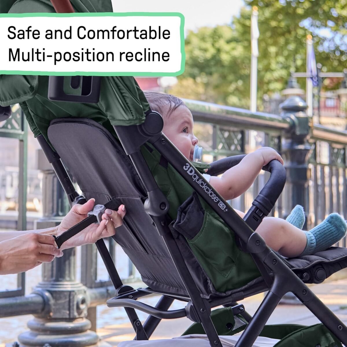 1749845469 summer infant ingenuity 3dquickclose cs compact fold stroller – lightweight stroller with oversized canopy extra large storage and compact fold forest.jpg