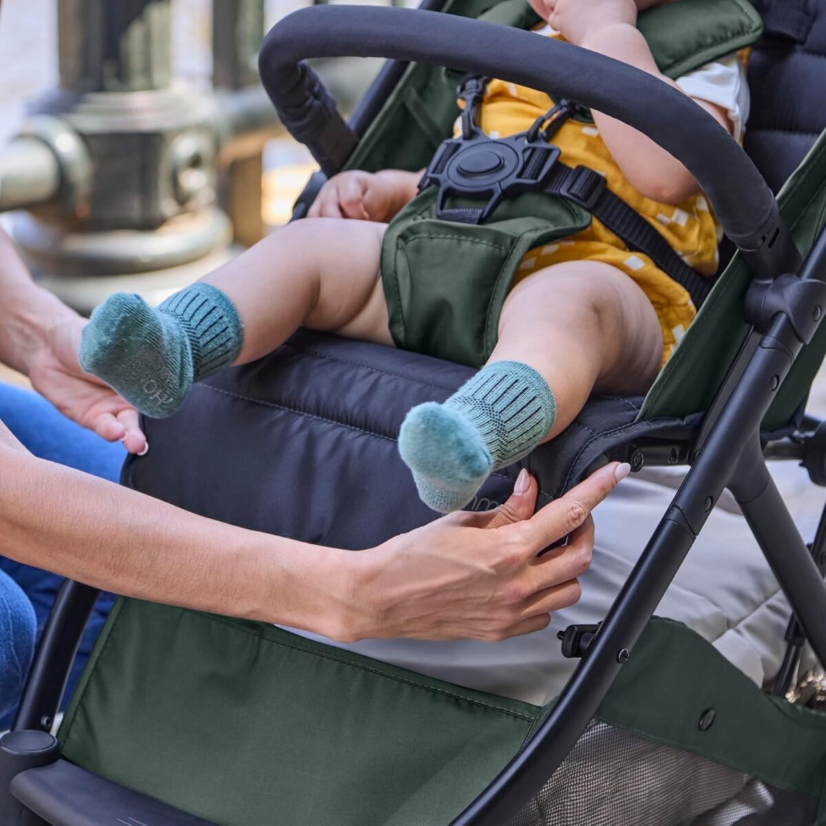 1749845473 summer infant ingenuity 3dquickclose cs compact fold stroller – lightweight stroller with oversized canopy extra large storage and compact fold forest.jpg