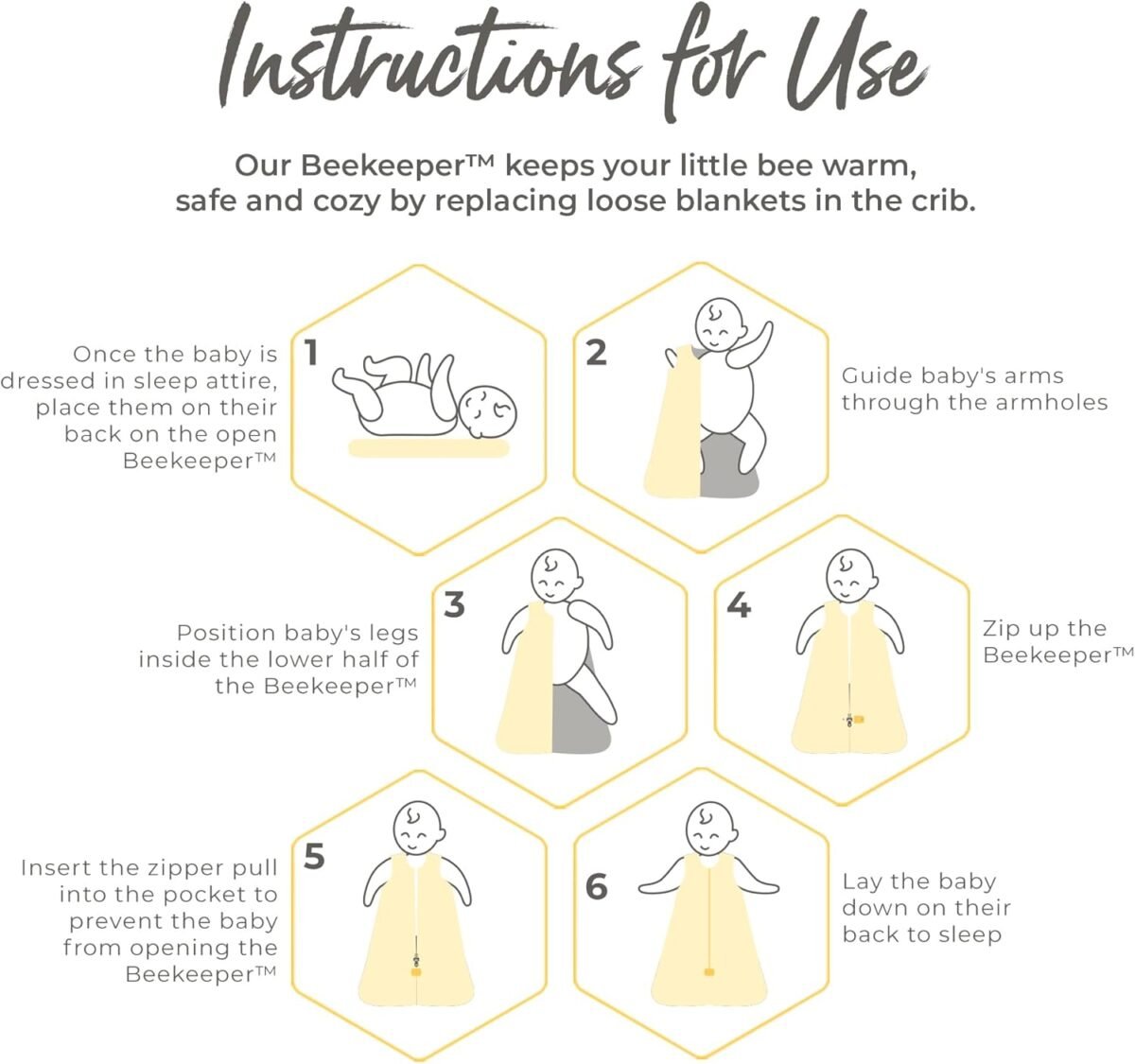 1749845825 burts bees baby beekeeper wearable blanket organic cotton swaddle 0.5 or 1.5 tog newborn essentials shower gift.jpg