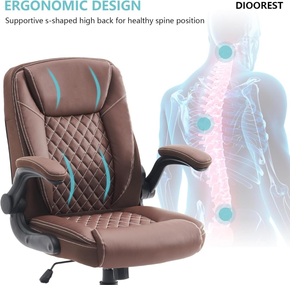 1749853830 office executive computer chair with adjustable flip up armresthigh back gaming ergonomic breathable leather chairs adjustable swivel desk chair with rocking function.jpg