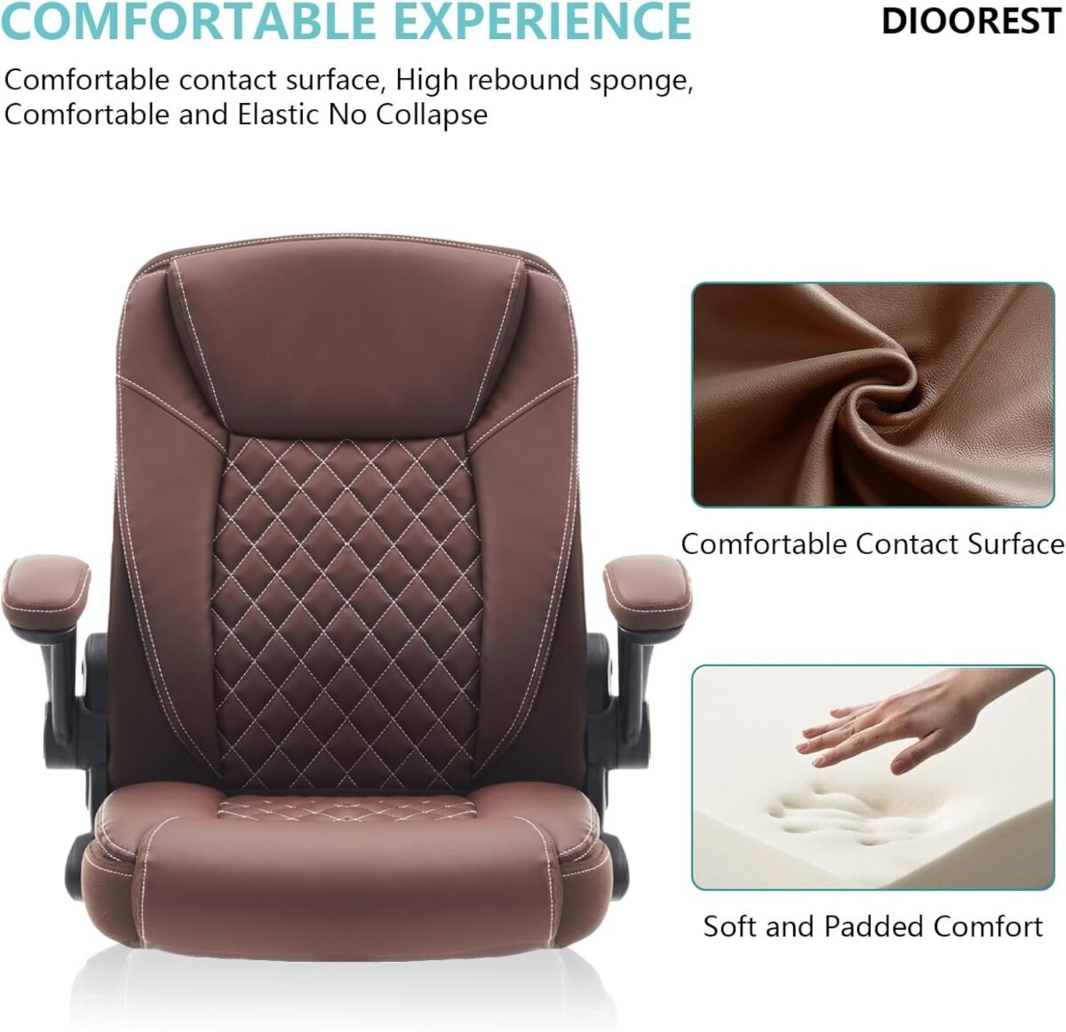 1749853833 office executive computer chair with adjustable flip up armresthigh back gaming ergonomic breathable leather chairs adjustable swivel desk chair with rocking function.jpg