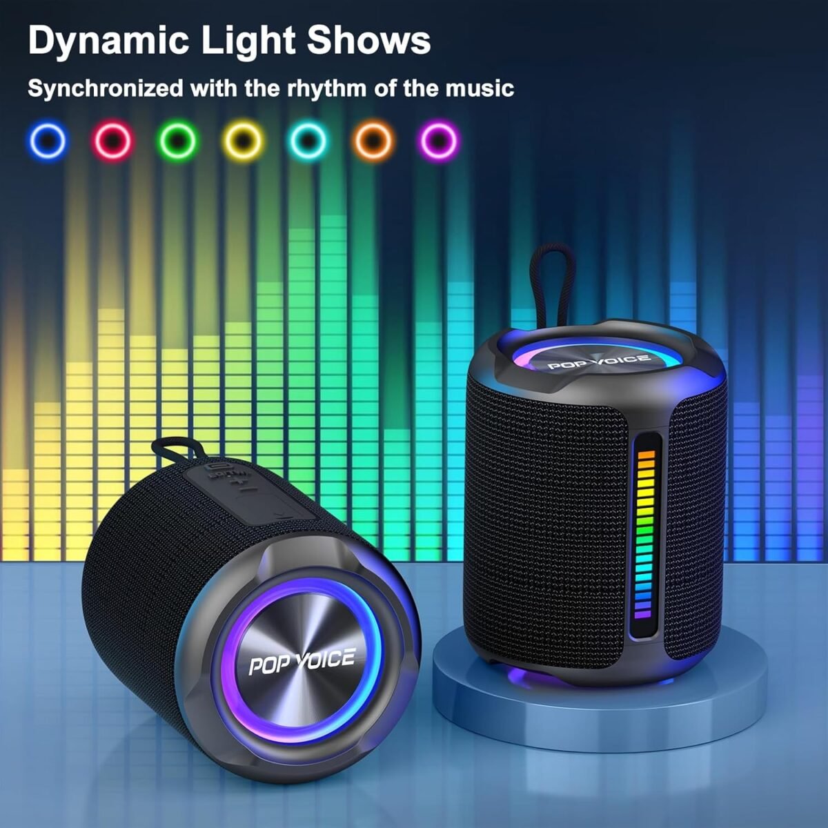 1749863488 pop voice portable wireless bluetooth speaker40w50w peak stereo sound shower speakeripx7 waterproof speaker with deep bassrgb lightpreset eqtwsfor homecampinggifts bt5.3 speakerup to 24h.jpg