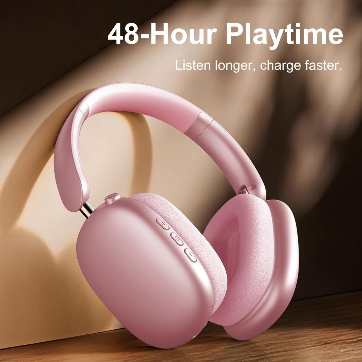 1749864559 y01 wireless over ear headphones noise canceling bluetooth 5.3 headphones with microphoneshi res audio48h playtimefoldablebreathable soft earpads for iosandroidsamsungpc pink.jpg