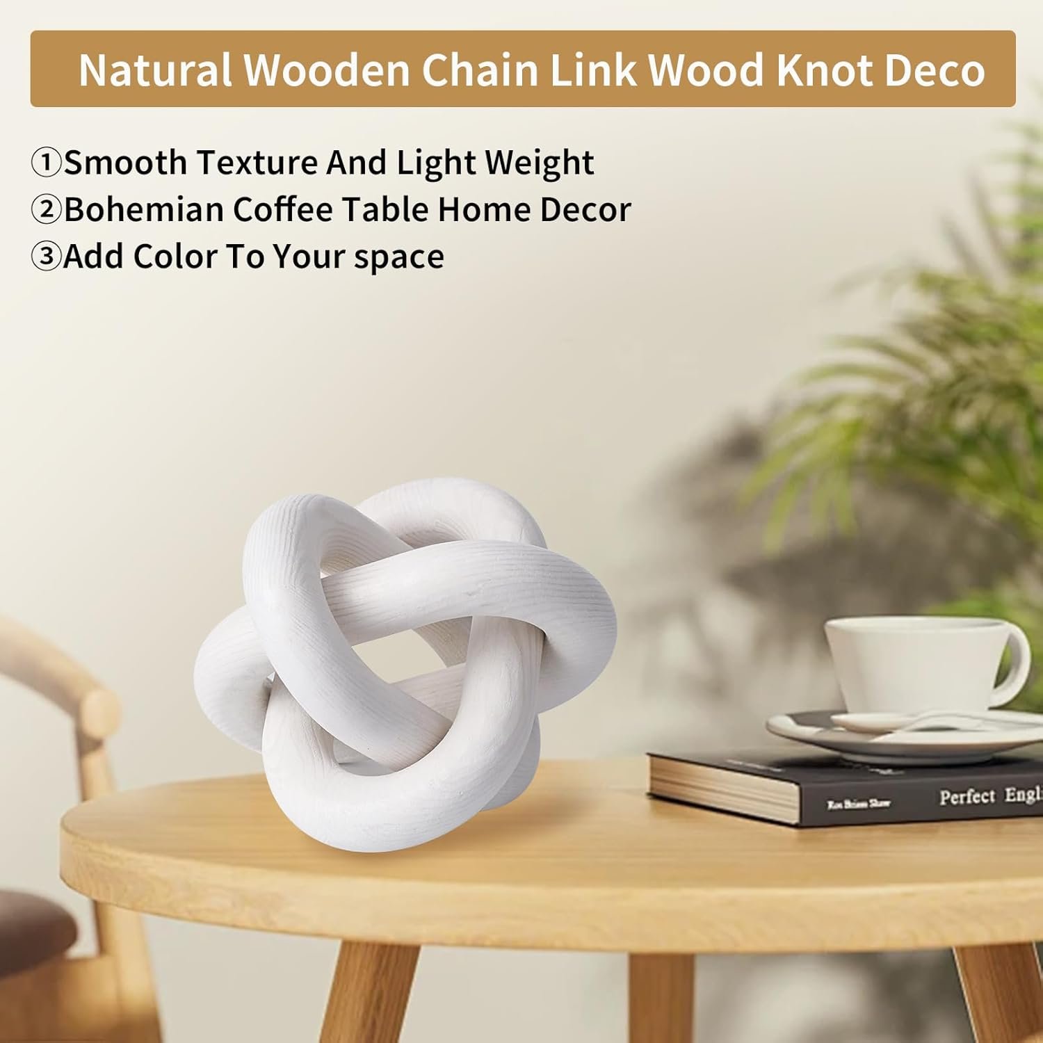 1749896473 3 link wood chain link decorwhite knot decorcoffee table decorhand carved farmhouse decor for homeboho decor for shelf entryway table scape decoration white.jpg