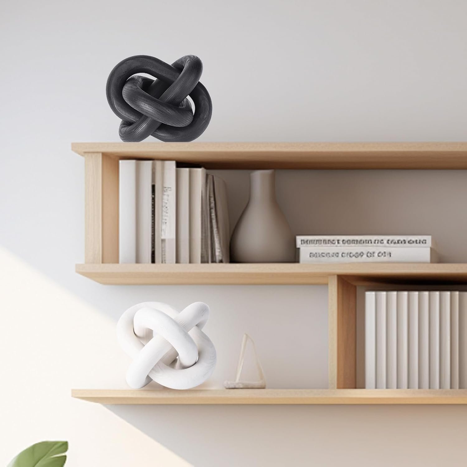 1749896480 3 link wood chain link decorwhite knot decorcoffee table decorhand carved farmhouse decor for homeboho decor for shelf entryway table scape decoration white.jpg