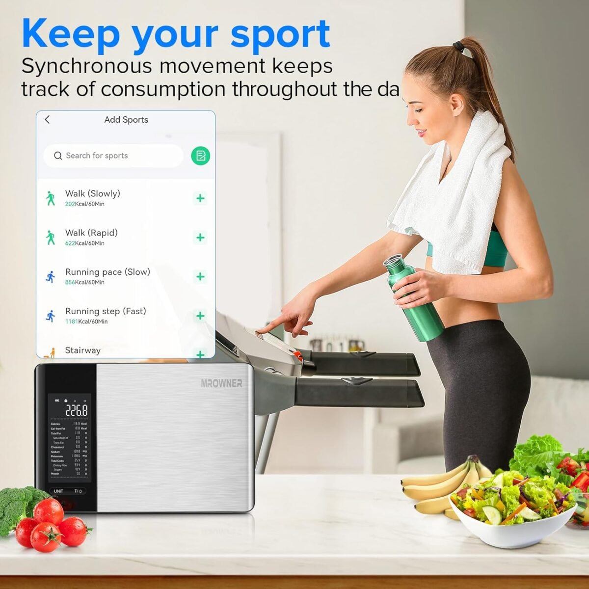 1749900251 smart food kitchen scale with nutritional calculator free app with 19 nutrients tracking calorie marco digital weight grams and ounces for weight loss premium stainless steel 22lb.jpg