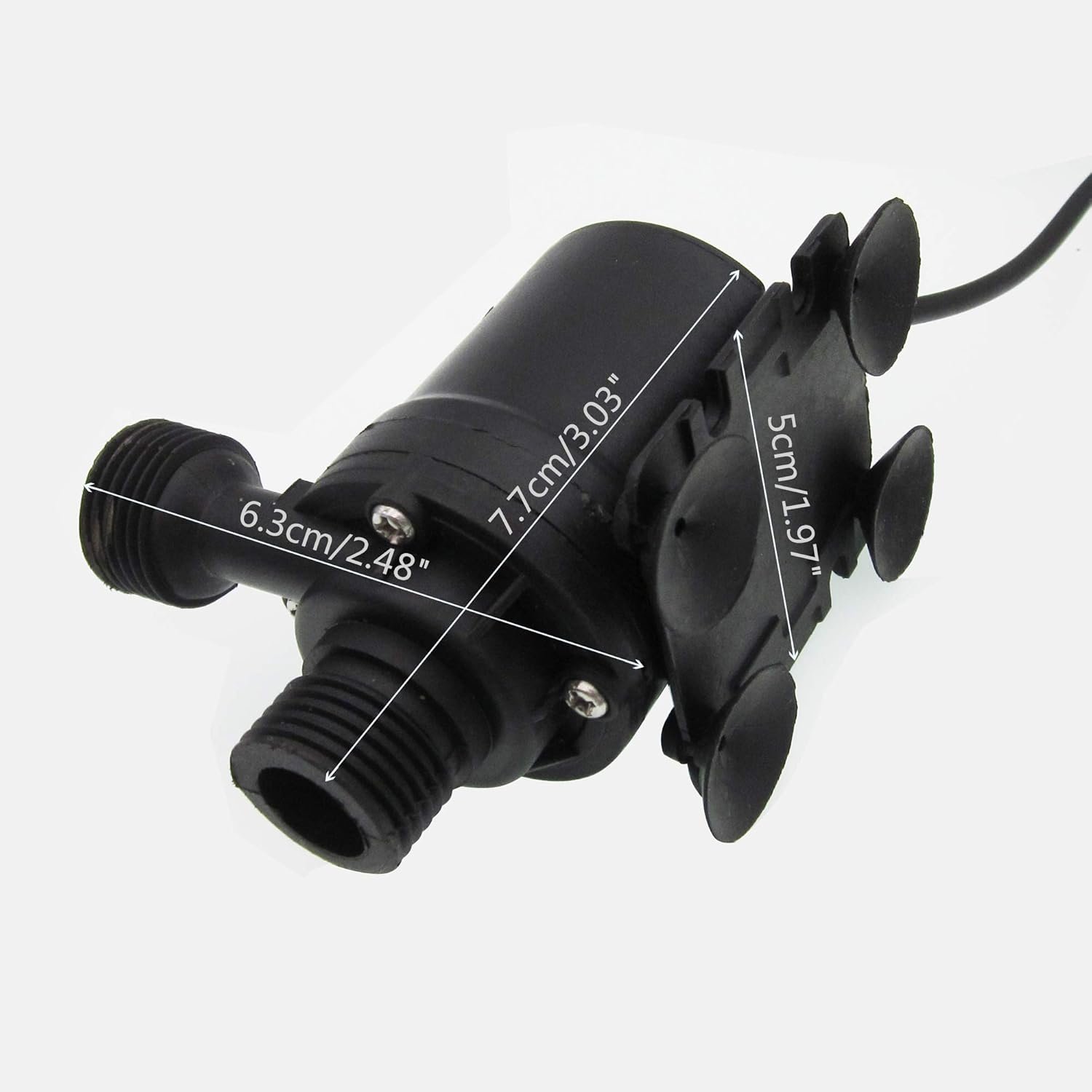 1749906240 dc 12v solar hot water heater circulation brushless little pump with etl listed dc power supply adapter low noise 780lh 206gph 5m16ft for home brewing recirculation system.jpg