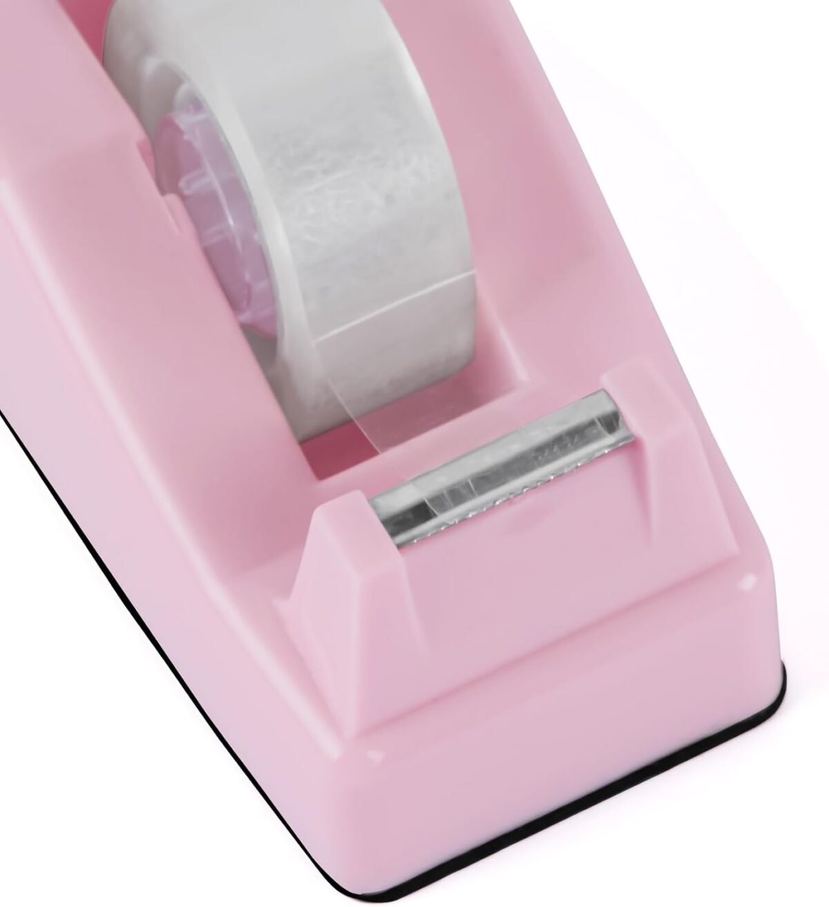 1749913441 desktop tape dispenser pink with weighted nonskid base includes 6 rolls of transparent tape 0.71 inch x 1000 inches each.jpg