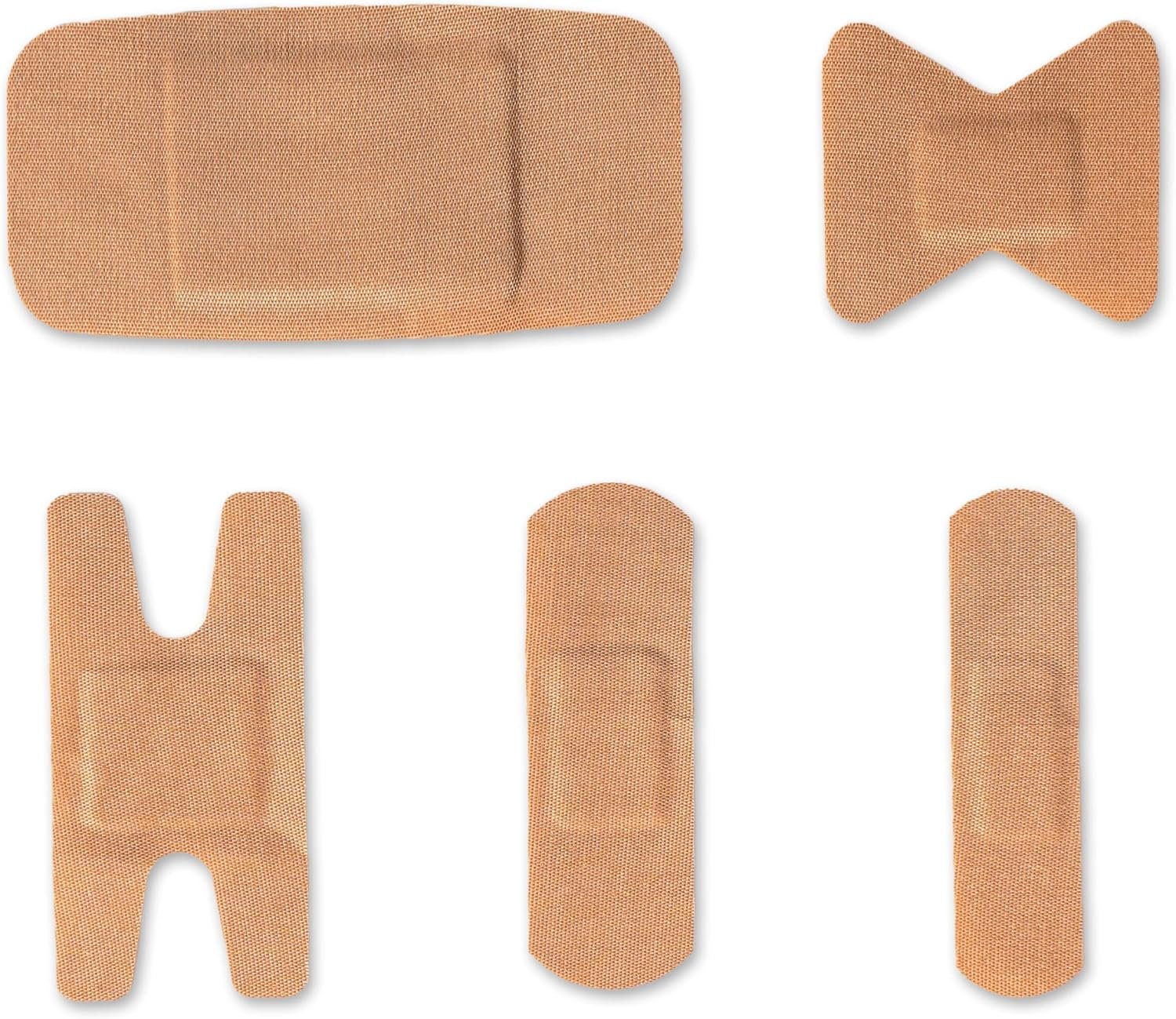 1749918465 lightning x products heavy duty flexible fabric assorted adhesive bandages for first aid kits pack of 100 5 sizes.jpg