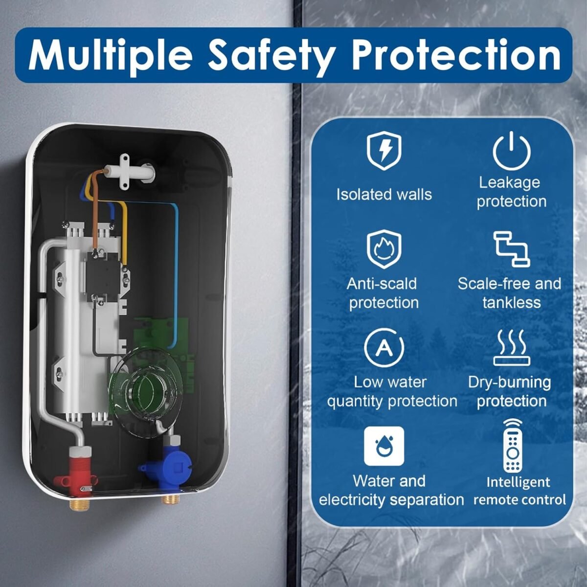 1749928401 instant electric tankless water heater 220240v， fvstr small smart water heater self modulating no standby losses，under sink kitchen household shower hot water output of 2.5 gpm white 7kw.jpg