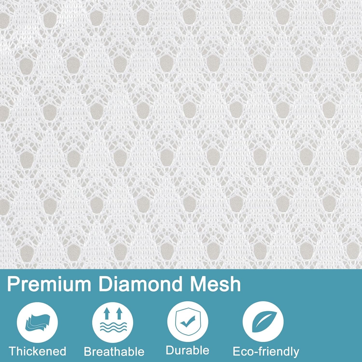 1749941635 polecasa heavy duty diamond mesh laundry bags with drawstring closure and id tag large durable laundry hamper liner washable laundry bag for travel sports dorms 24x 36 1 pack white.jpg