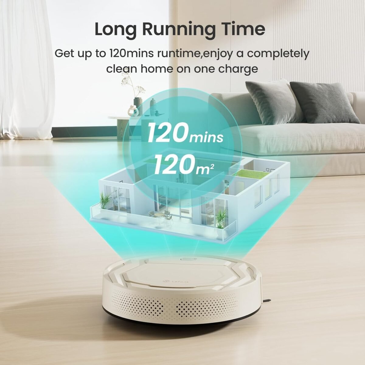 1749954176 lefant robot vacuum m210 pro 2200pa suction120 mins runtime self charging slim robotic vacuum cleaner appvoicewifialexa control ideal for pet hairlow pile carpet hard floor.jpg