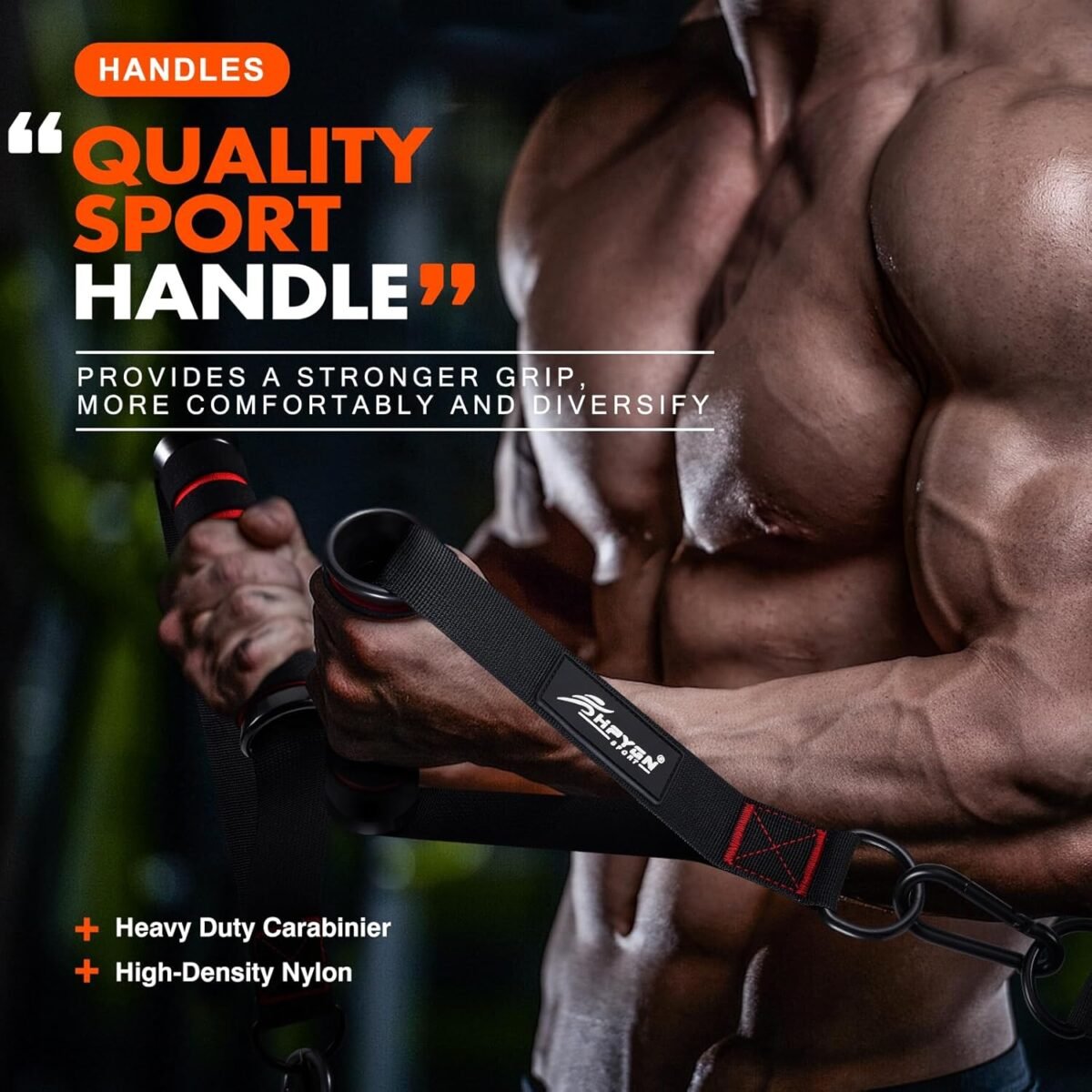1749962386 hpygn exercise handle replacement fitness equipment for pilates yoga strength trainer pull down home gym red grey blue working out handle.jpg