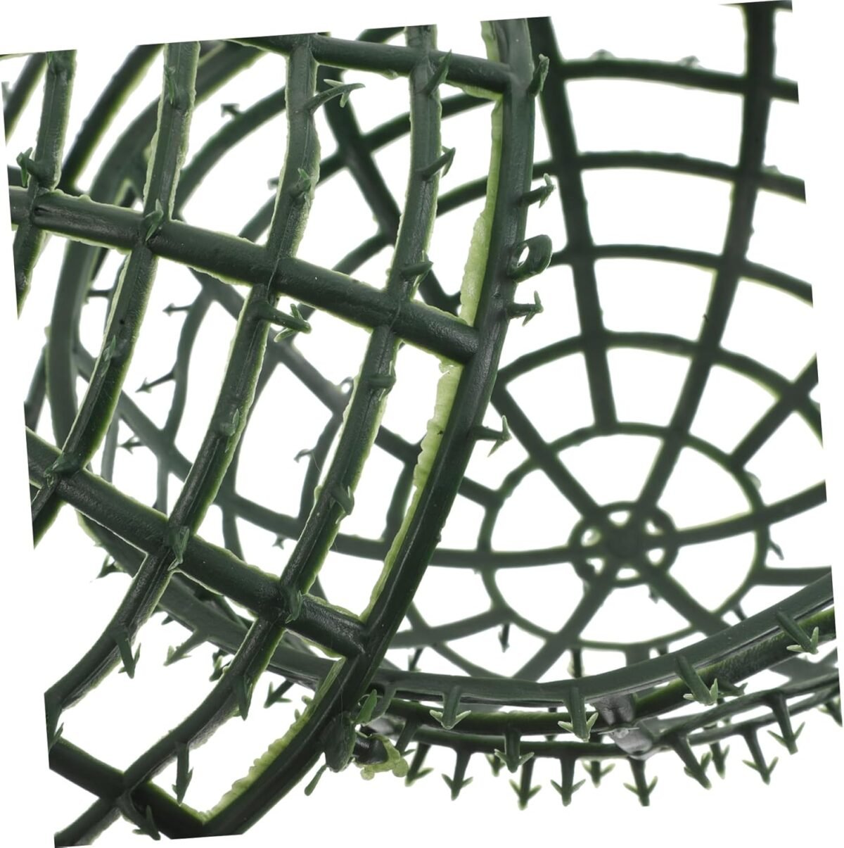 1749962511 tofficu 8pcs hollow floral ball frame diy decorative plant holder for home office garden and wedding centerpieces low maintenance faux flower support.jpg
