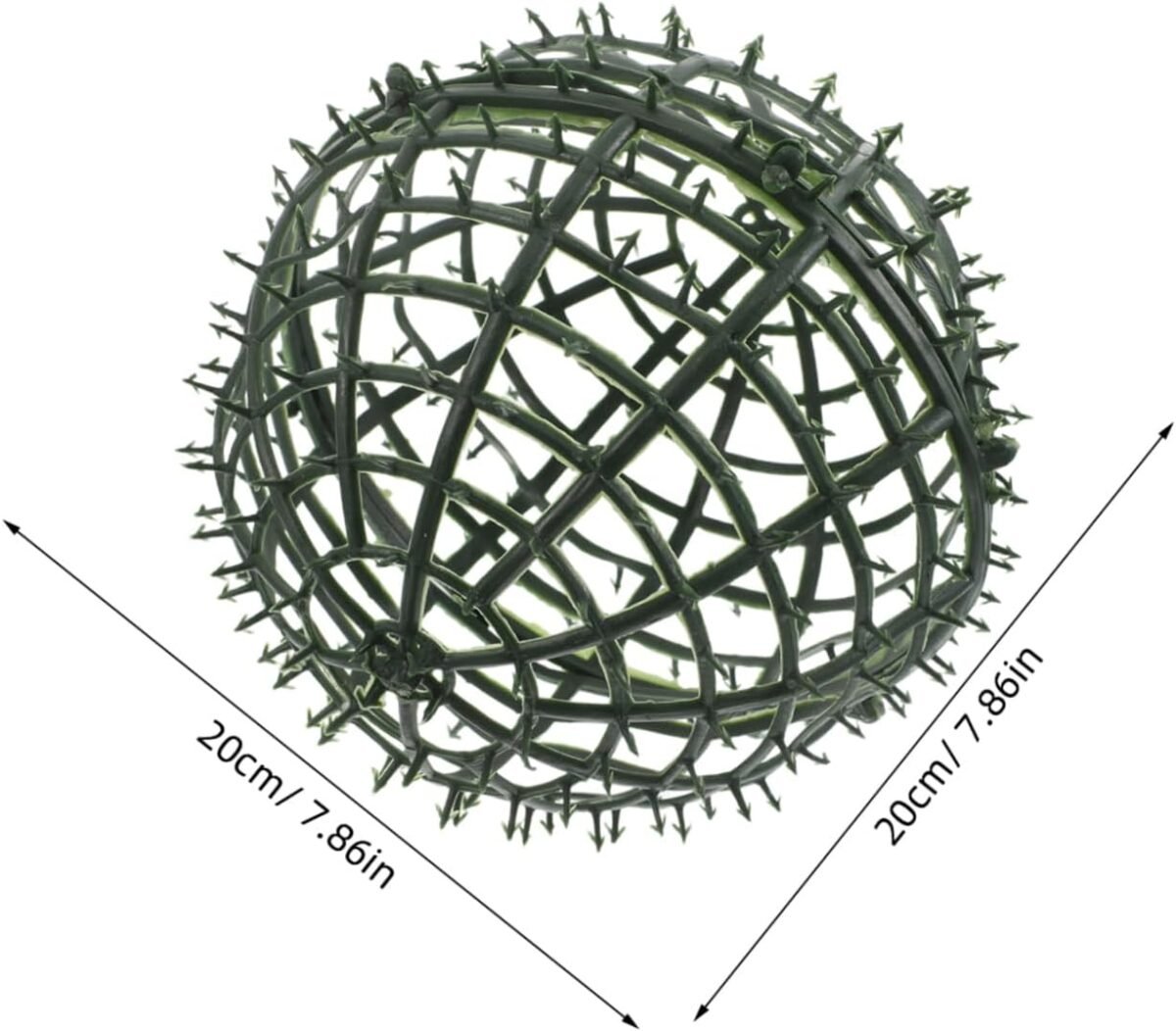 1749962520 tofficu 8pcs hollow floral ball frame diy decorative plant holder for home office garden and wedding centerpieces low maintenance faux flower support.jpg