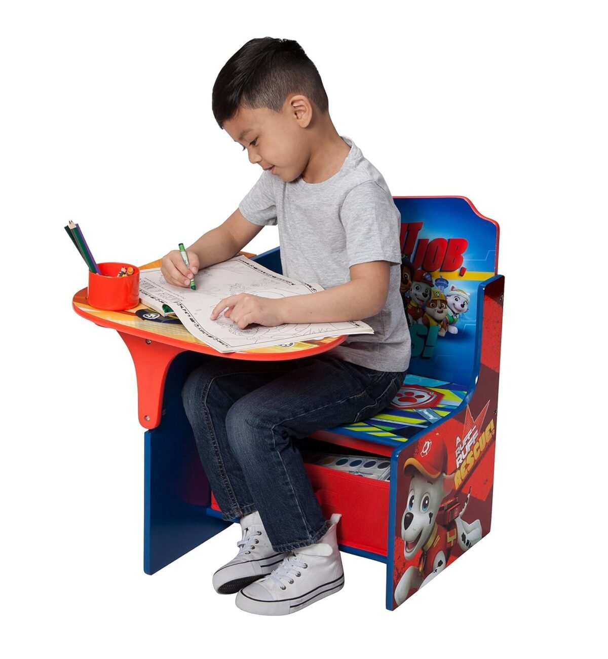 1749966043 delta children chair desk with storage bin ideal for arts crafts snack time homeschooling homework reading more nick jr. paw patrol with cup holdersarm rest engineered wood.jpg