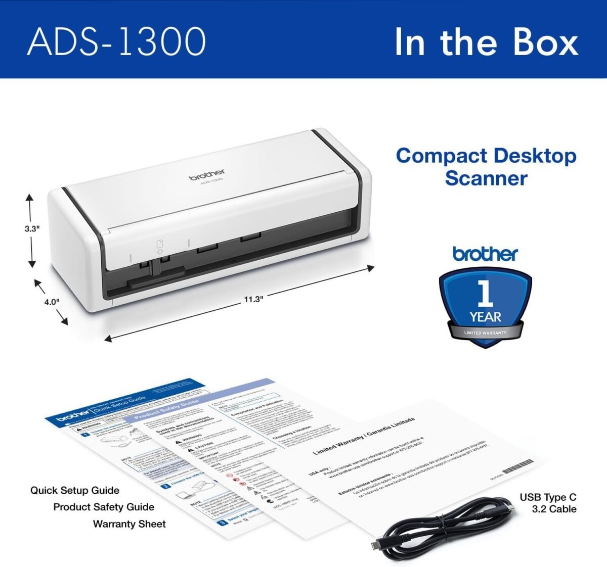 1749966743 brother ads 1300 compact desktop scanner scan speeds of up to 30ppm single pass double sided scanning.jpg