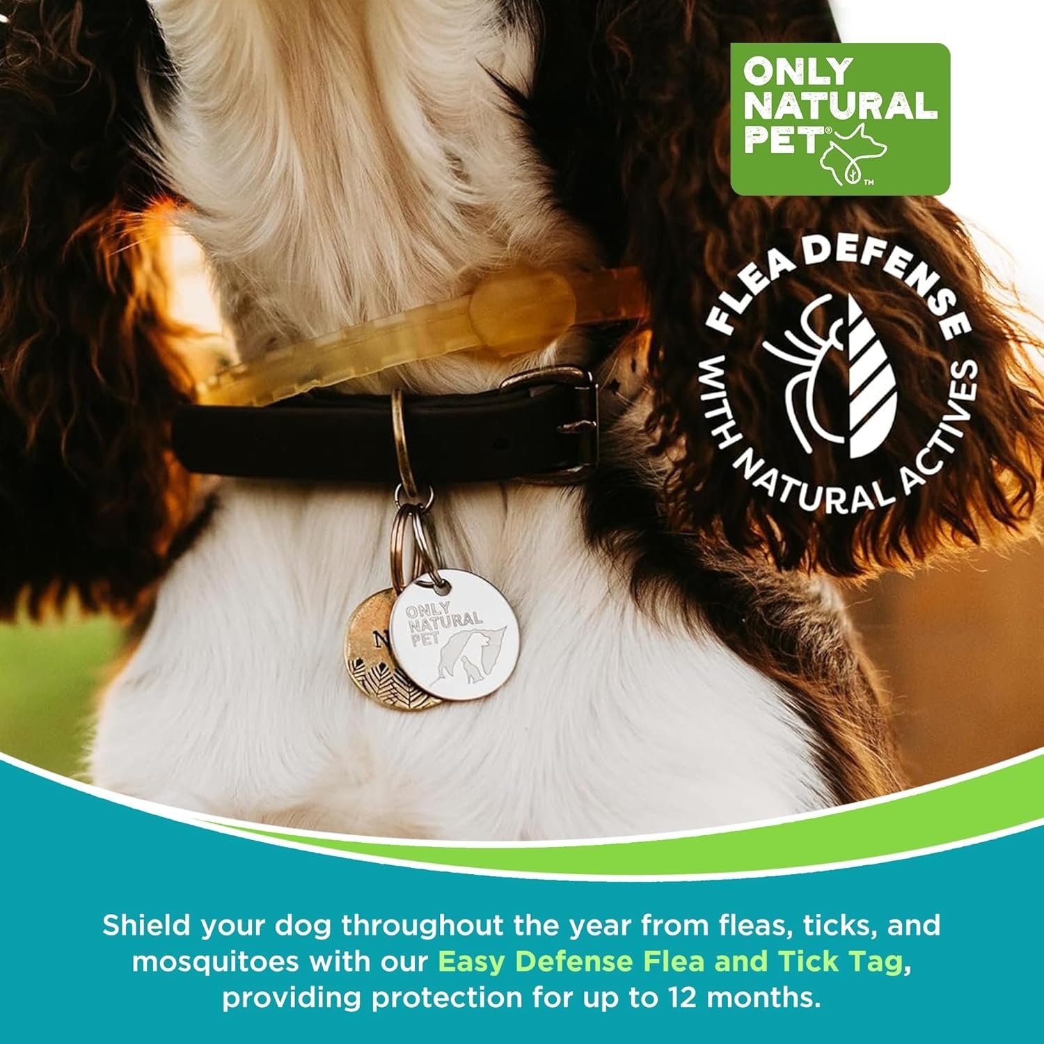 1749968388 only natural pet easy defense tag natural collar attachment for dogs cats lightweight water resistant design for year round use long lasting comfort and protection for up to 12 months.jpg