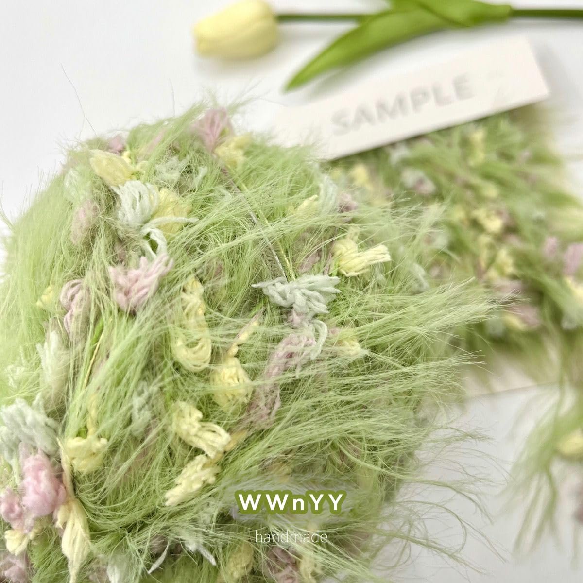 1749990707 wwnyy hand spun art yarn 4 pack of 50gskein with hand blended colorful handmade for jewelry making junk magazines knitting crafts textile decorative tassels card making.jpg