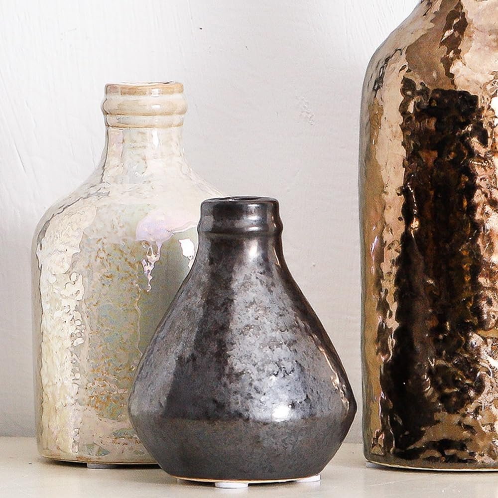 1750004041 ceramic vase set of 3 decorative vases home decor flower pampass boho modern neutral vase for living room table mantel entryway bookshelf kitchen bedroom bathroom multicolor.jpg