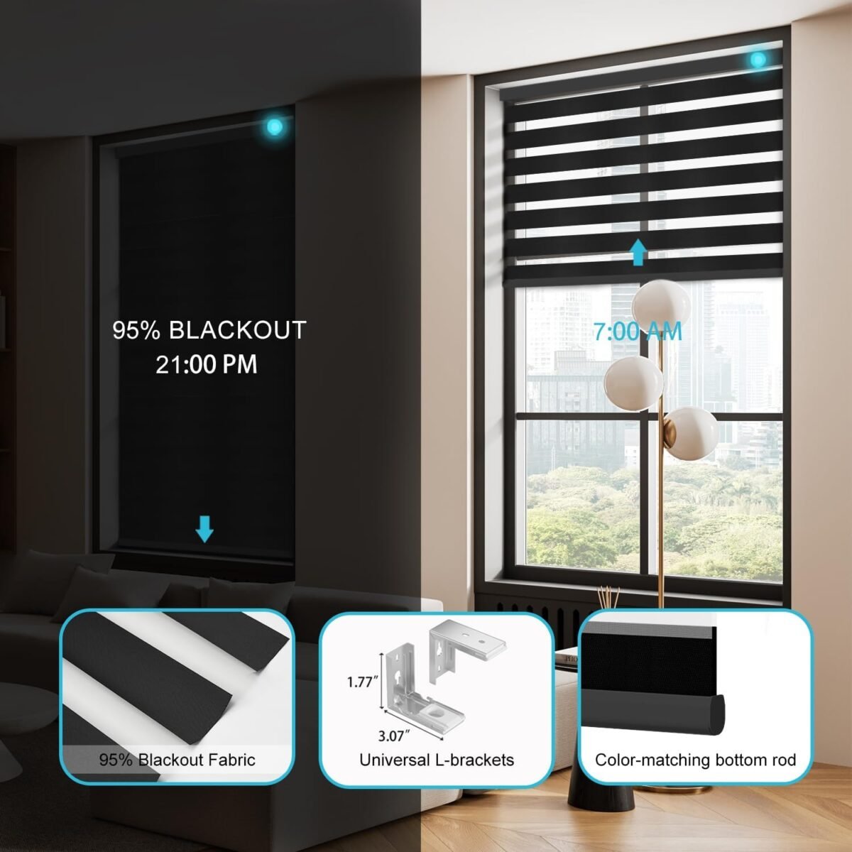 1750009661 motorized zebra blinds with remote smart blind work with homekit alexa smartthings electric day and night shade cordless automatic solar powered window shade customizepure black.jpg