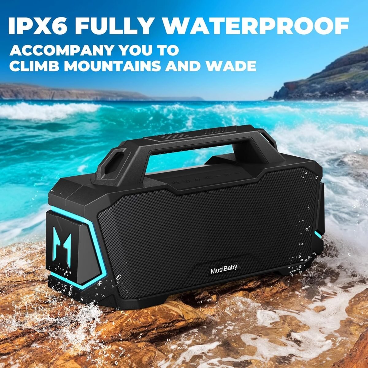 1750040644 bluetooth speakermusibaby m1 wireless speakers with subwooferipx6 waterproof20h playtimergb lightsdeep bassportablelargeloud speaker for outdoorpartycampingbackyarddual pairingblk.jpg