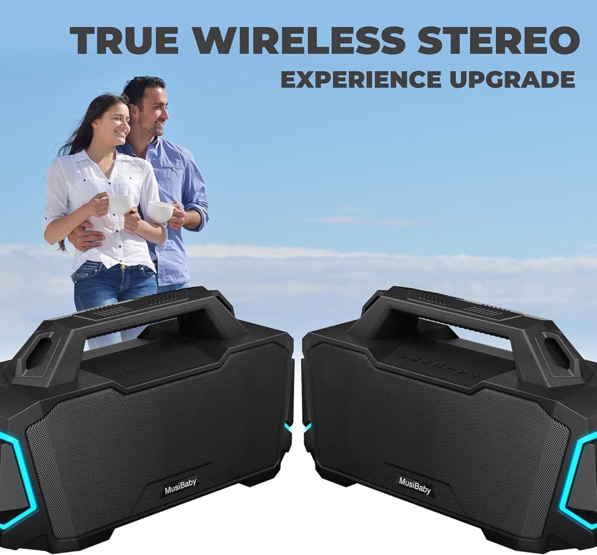 1750040645 bluetooth speakermusibaby m1 wireless speakers with subwooferipx6 waterproof20h playtimergb lightsdeep bassportablelargeloud speaker for outdoorpartycampingbackyarddual pairingblk.jpg