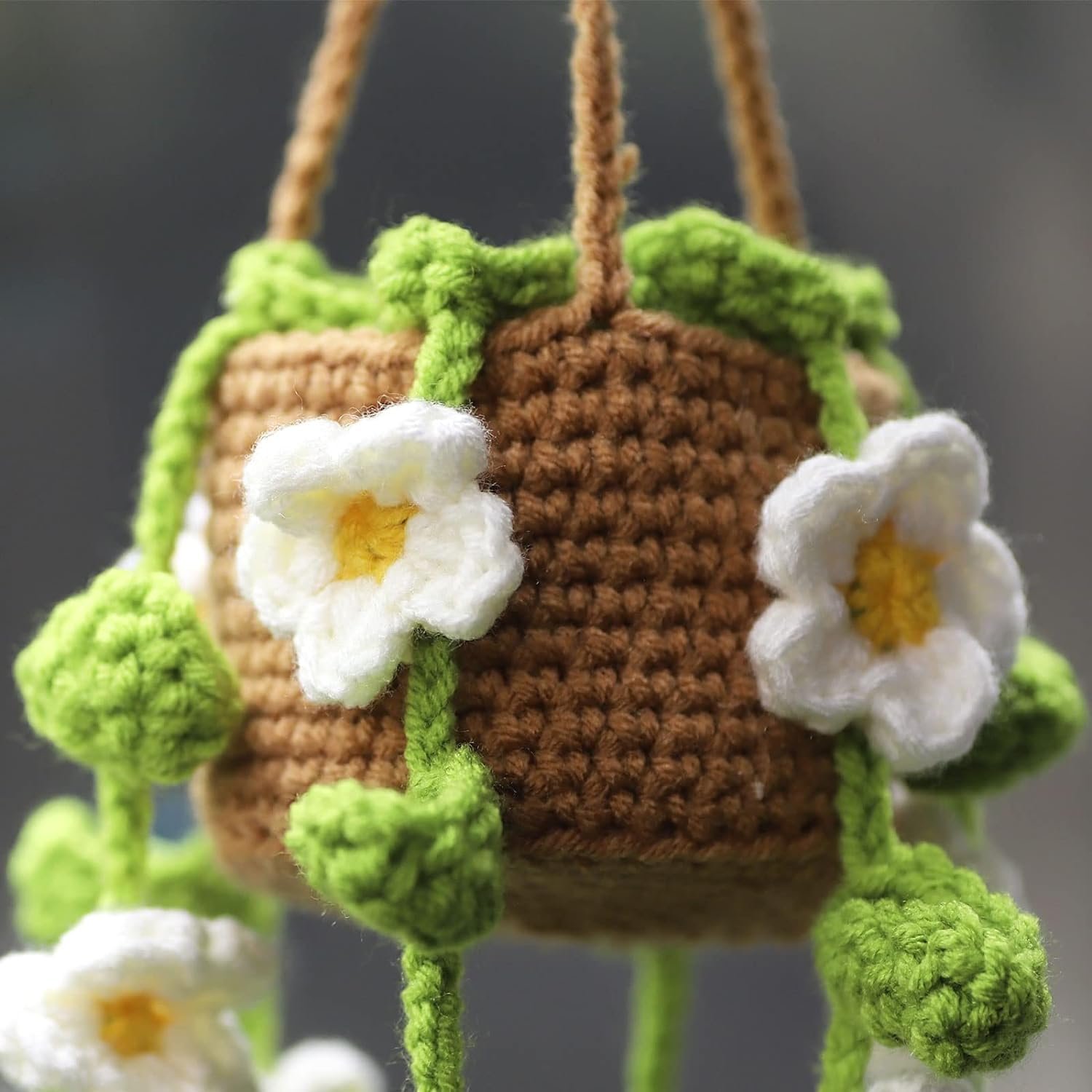 1750092077 crochet potted plants car mirror hanging accessories cute car decorations for women men handmade knitted rearview mirror accessories home crochet plant decor gifts.jpg
