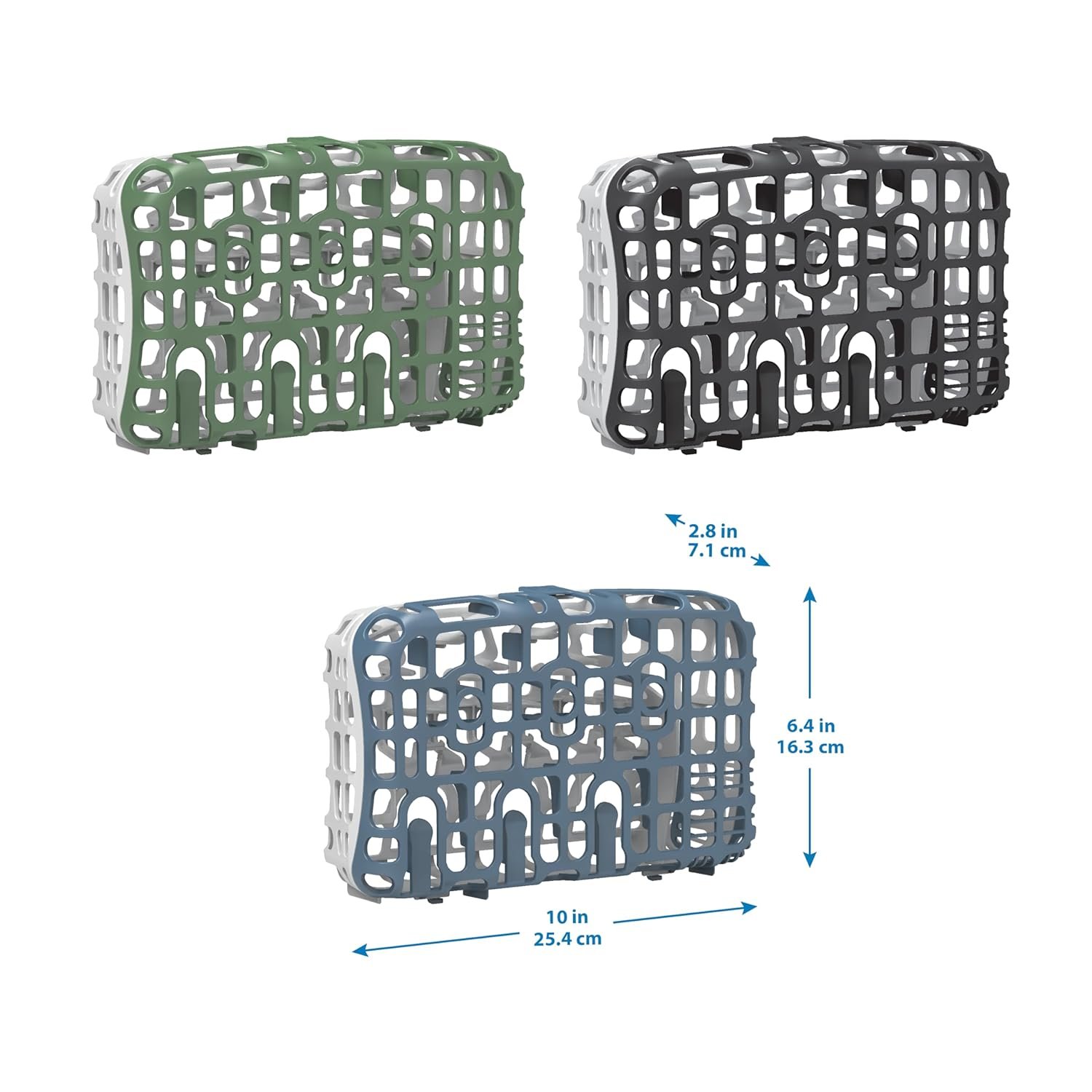 1750102318 dr. browns dishwasher basket for small baby bottle parts pacifiers and accessories clean store and organize newborn essentials bpa freecolors may vary.jpg