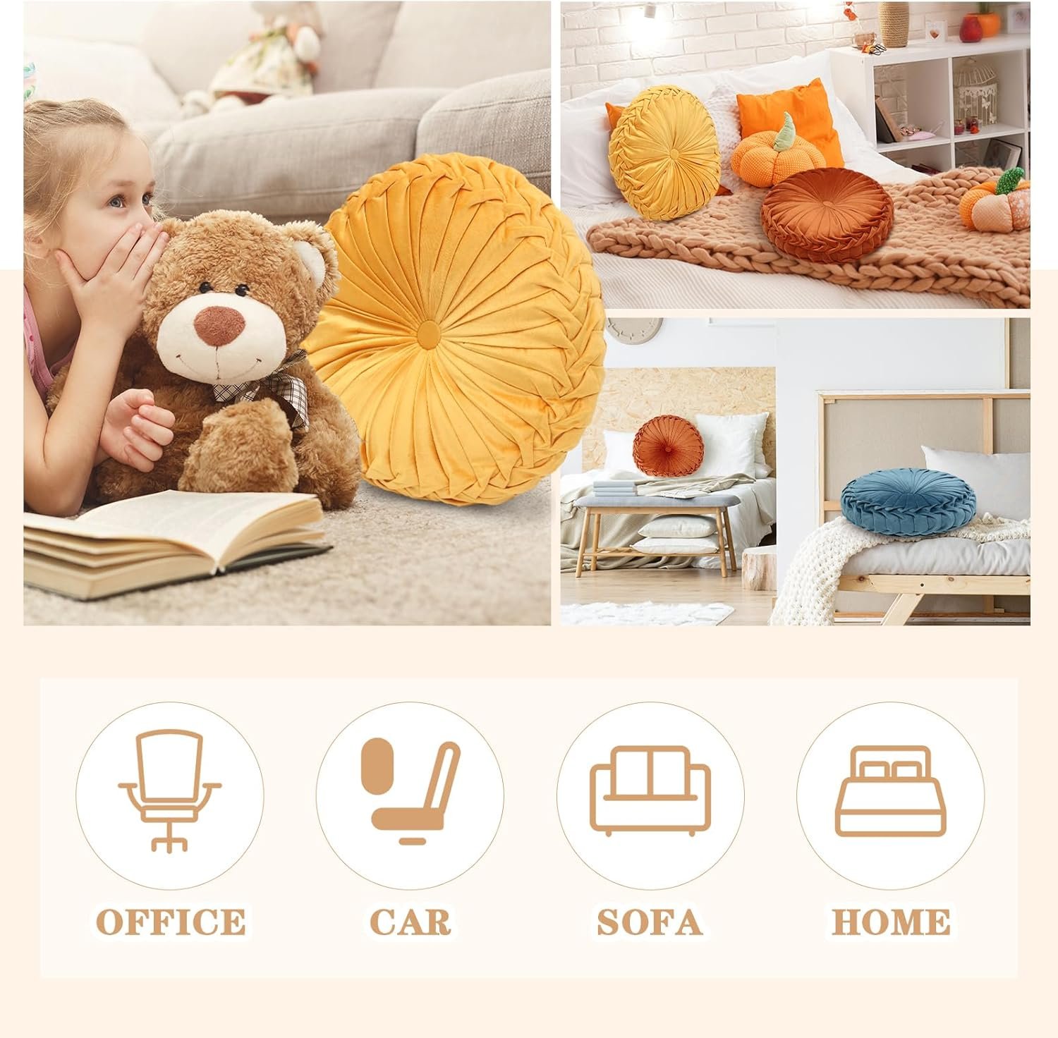 1750134934 3 pcs round pillows 15 diameter velvet pleated throw pillows accent pumpkin boho chair cushion for couch sofa chair bed home decoration 3 colorsyellow brown blue.jpg