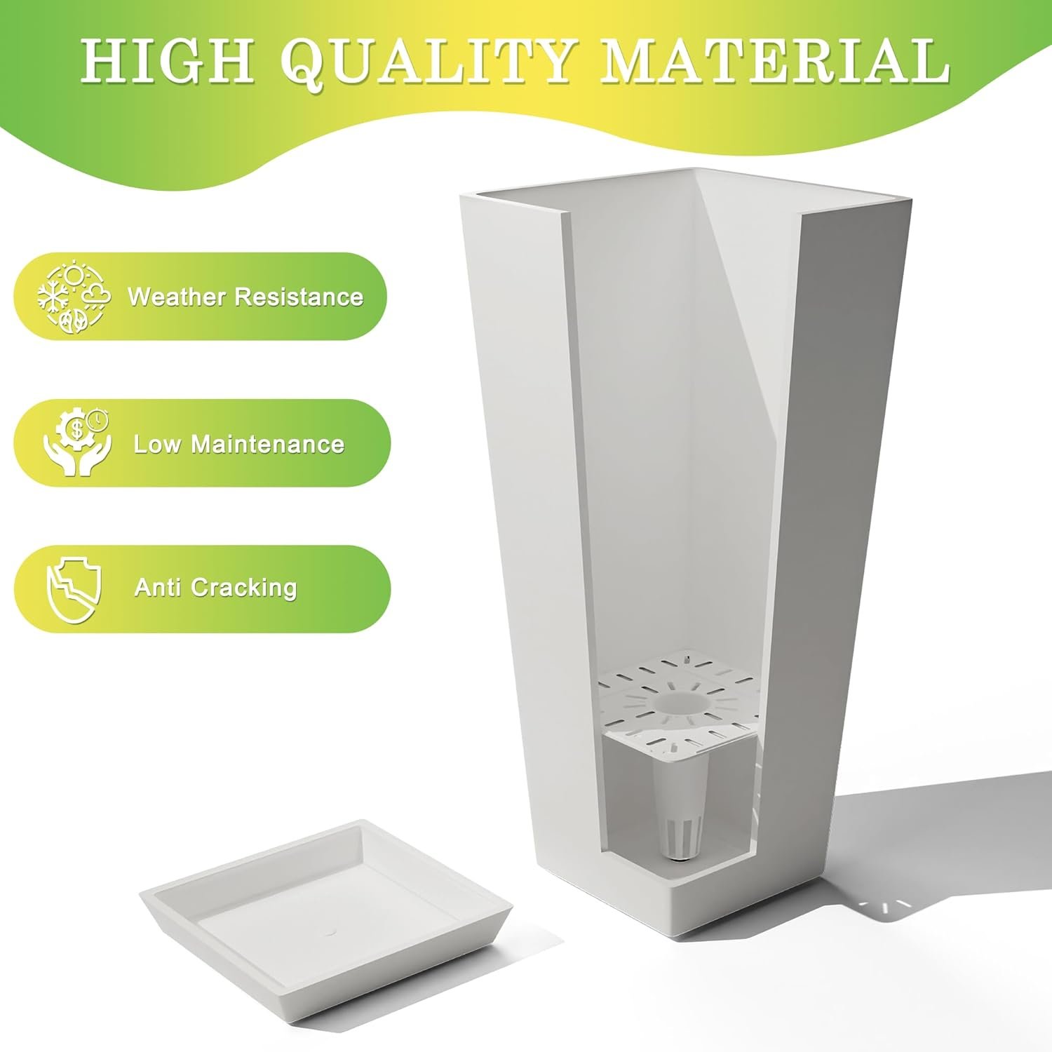 1750157946 set of 2 large planter for indoor or outdoor 24 tall flower pots tapered planters with tray for porch patio backyard large planters for outdoor indoor plants white.jpg