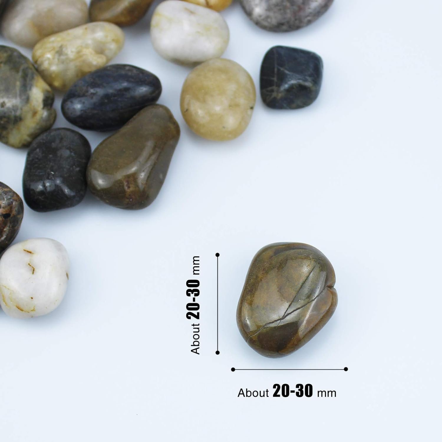 1750158111 3 lb river rocks for succulent plantsdecorative rocks bonsai garden pebblesaquarium rocks garden landscaping stones for fish tankplants vase fillers multicolor 3 lb.jpg