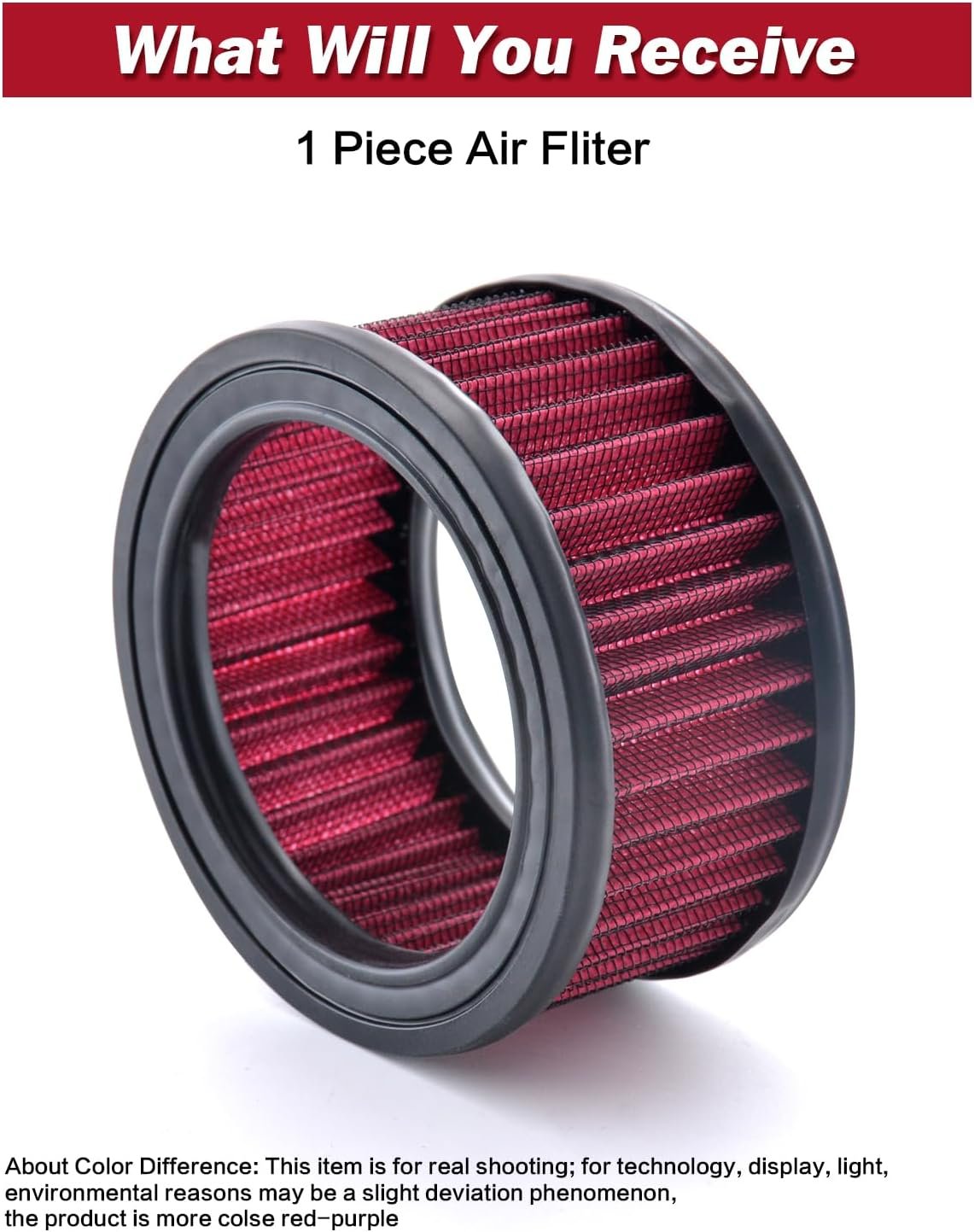 1750158520 motorcycle air cleaner intake moto air filter replacement system kit for har ley sport ster xl883 xl1200 x48 2004 2018red purple pack of 1.jpg