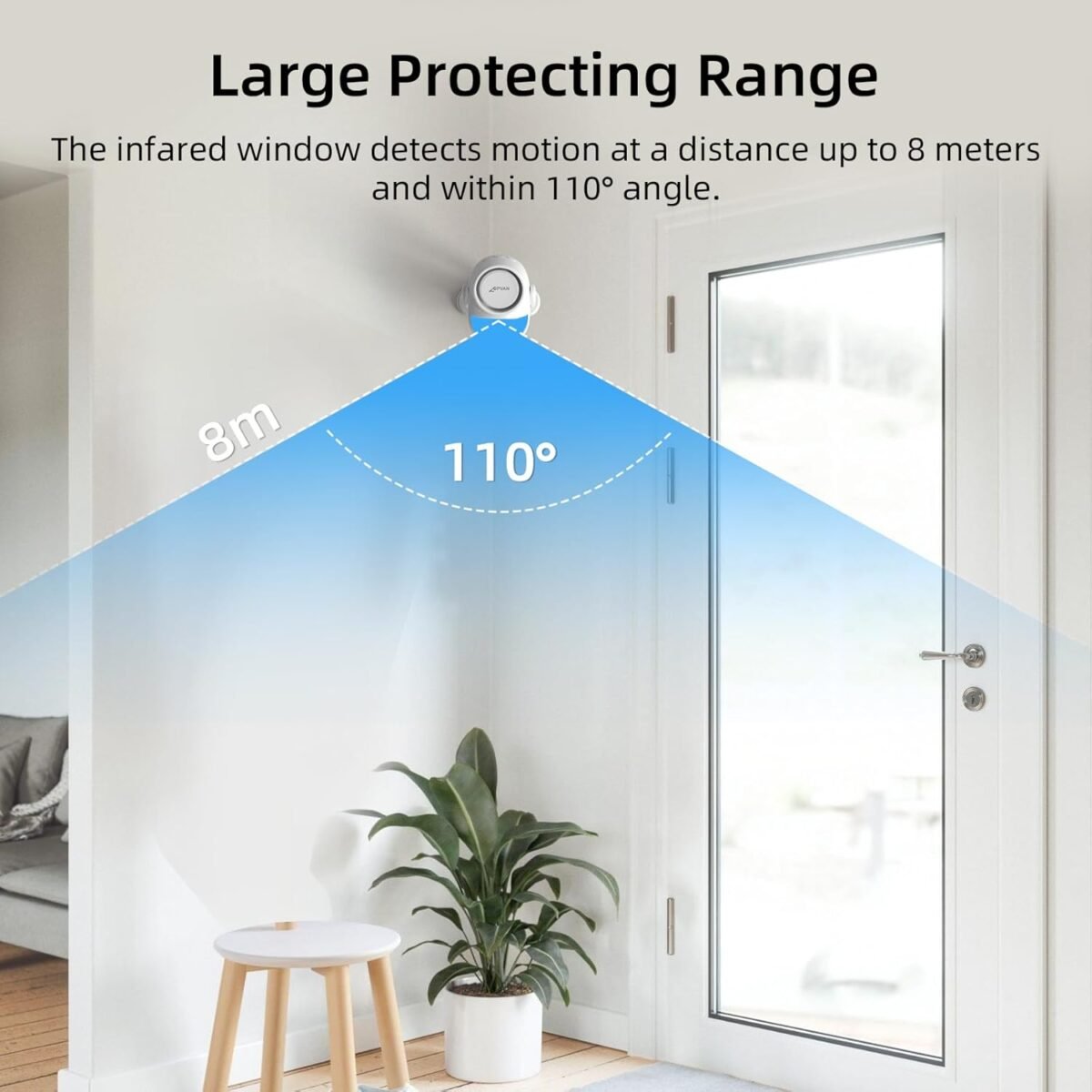 1750159126 cpvan home alarm system with pir motion sensor wifi wireless diy smart doorwindow alarm for home security with phone app alert 9 pieces kit indoor pir alarm host 6 door sensors 2 remotes.jpg