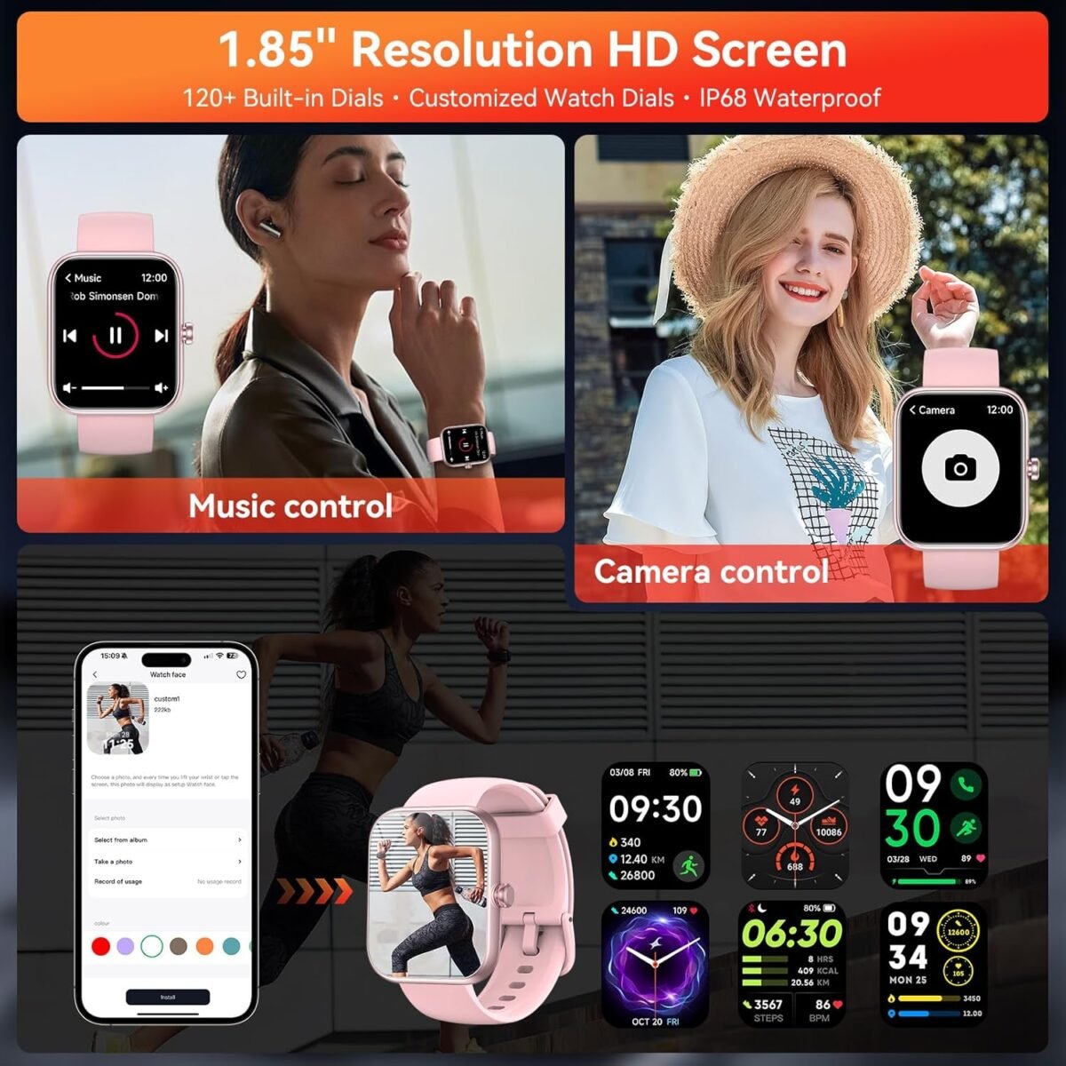1750213554 smart watch with alexa built in‌ 1.83 hd fitness tracker with bluetooth callsmessages ip68 waterproof 120 sports modes 247 heart ratesleep smartwatch compatible with iosandroid.jpg