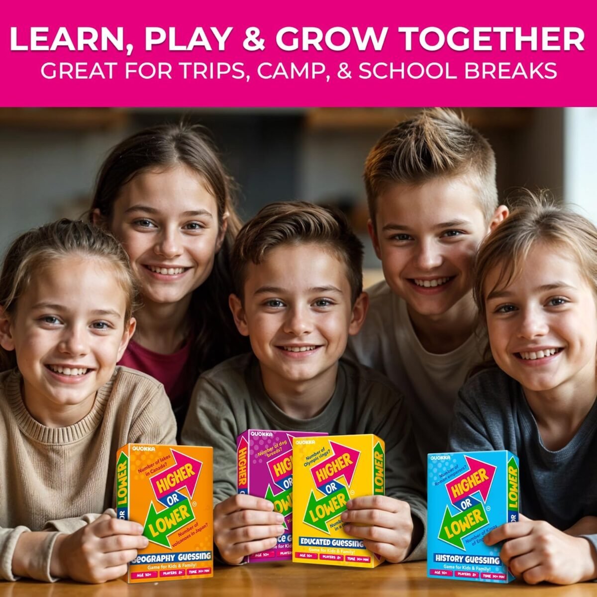 1750225234 quokka trivia board games for kids and adults family night history games 4xset higher or lower trivia cards guess fun questions easy to learn 2 players challenge your history knowledge.jpg