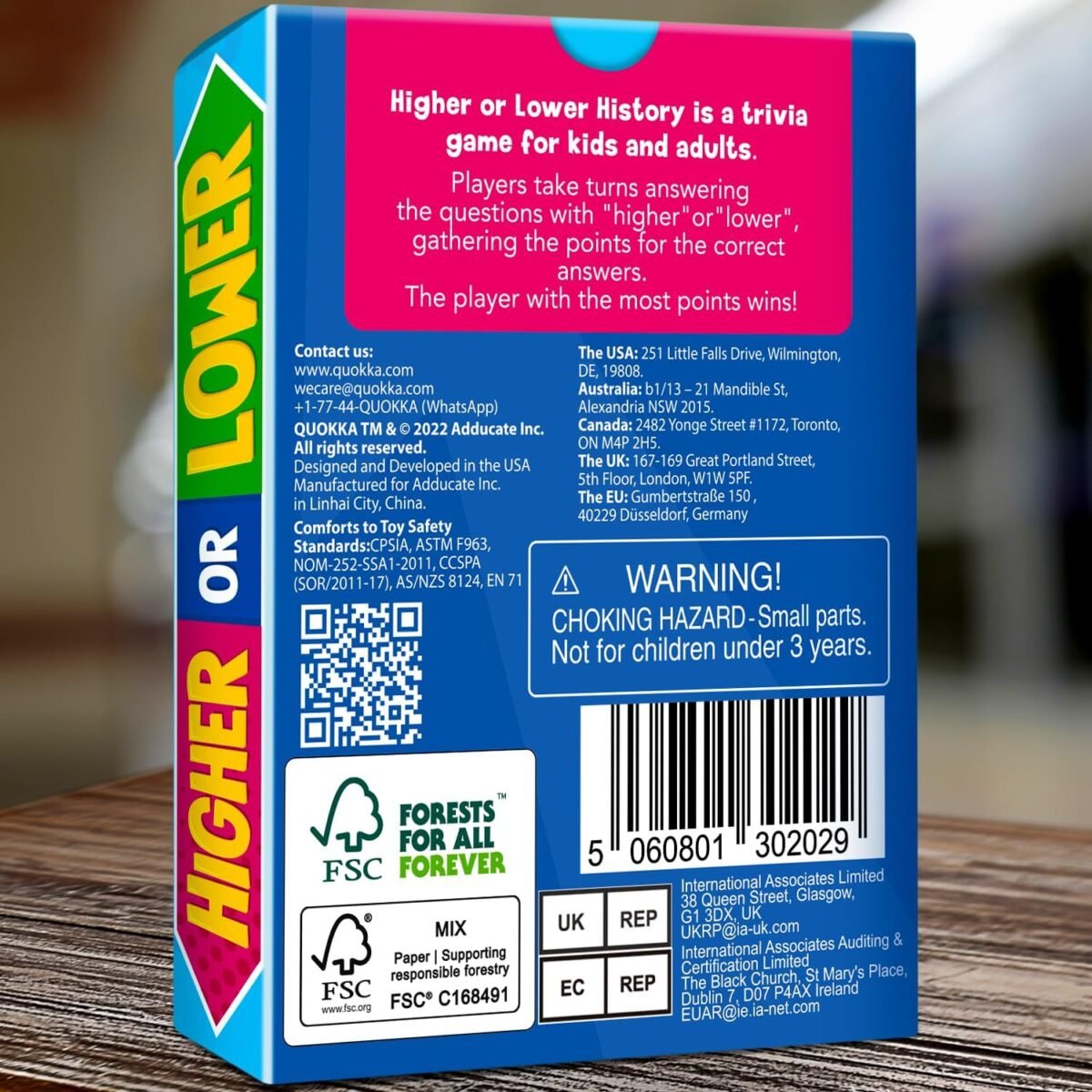 1750225235 quokka trivia board games for kids and adults family night history games 4xset higher or lower trivia cards guess fun questions easy to learn 2 players challenge your history knowledge.jpg