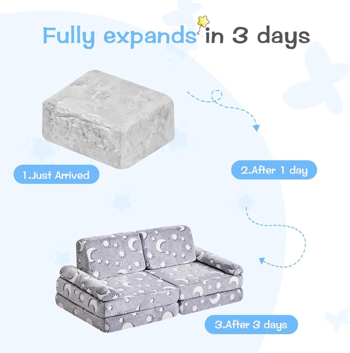 1750225302 modular kids play couchtoddler couch kids sofachild sectional sofabedroom and playroom furniture for toddlersconvertible foam and floor cushion for boys and girlsglow in the darkstar.jpg